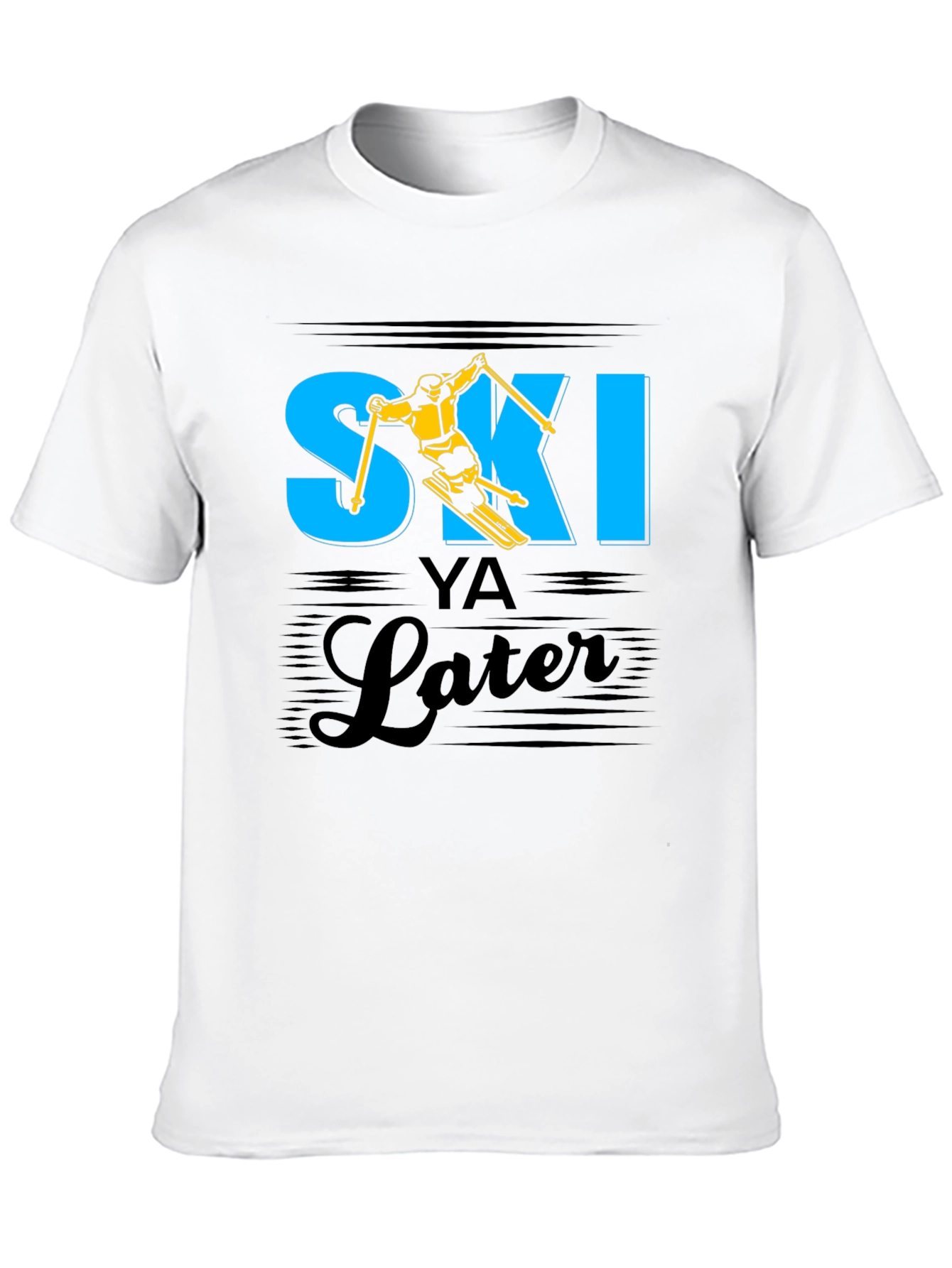 Ski Ya Later T-Shirt - Funny Skiing Tee
