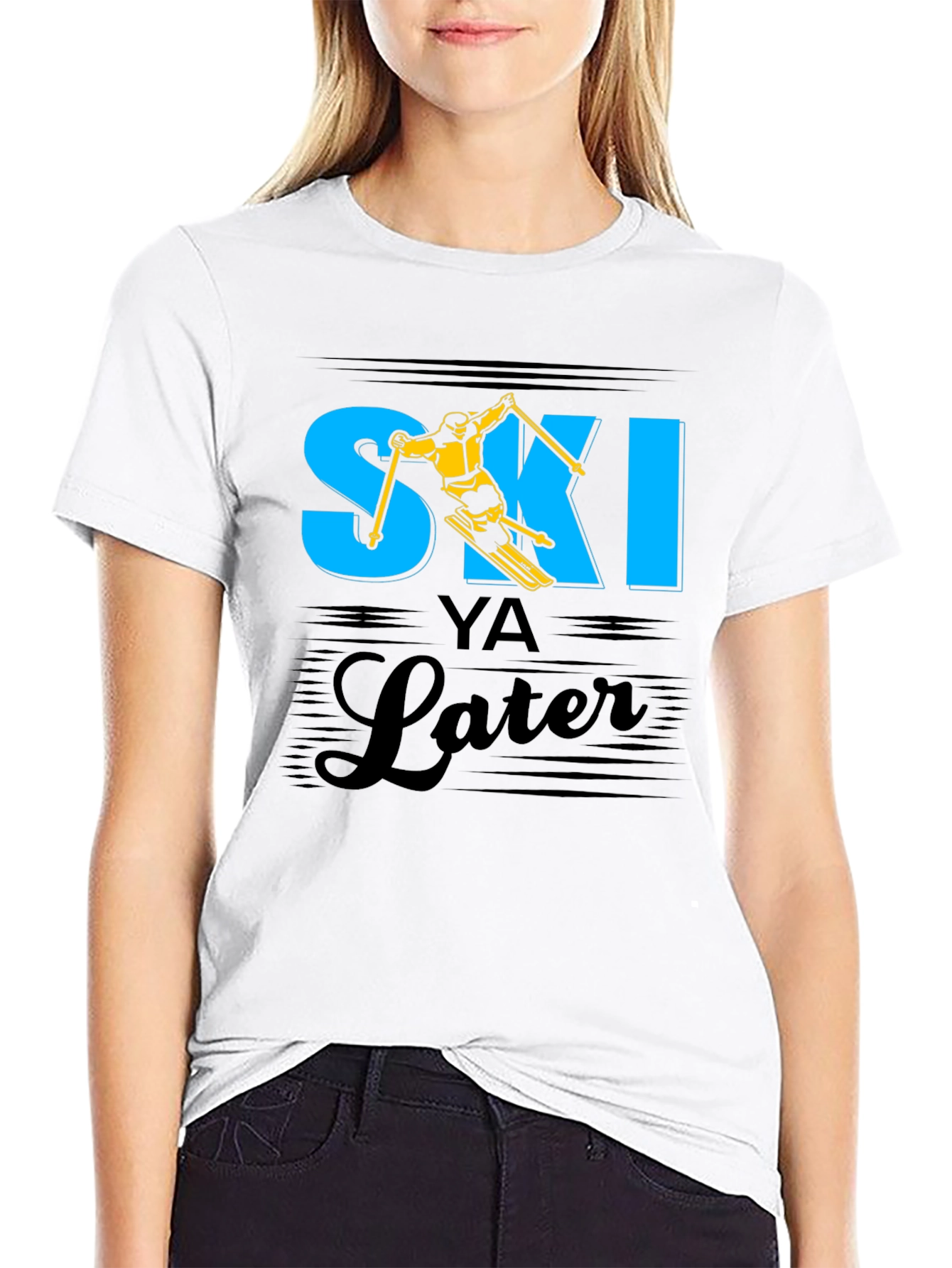 Ski Ya Later T-Shirt - Funny Skiing Tee