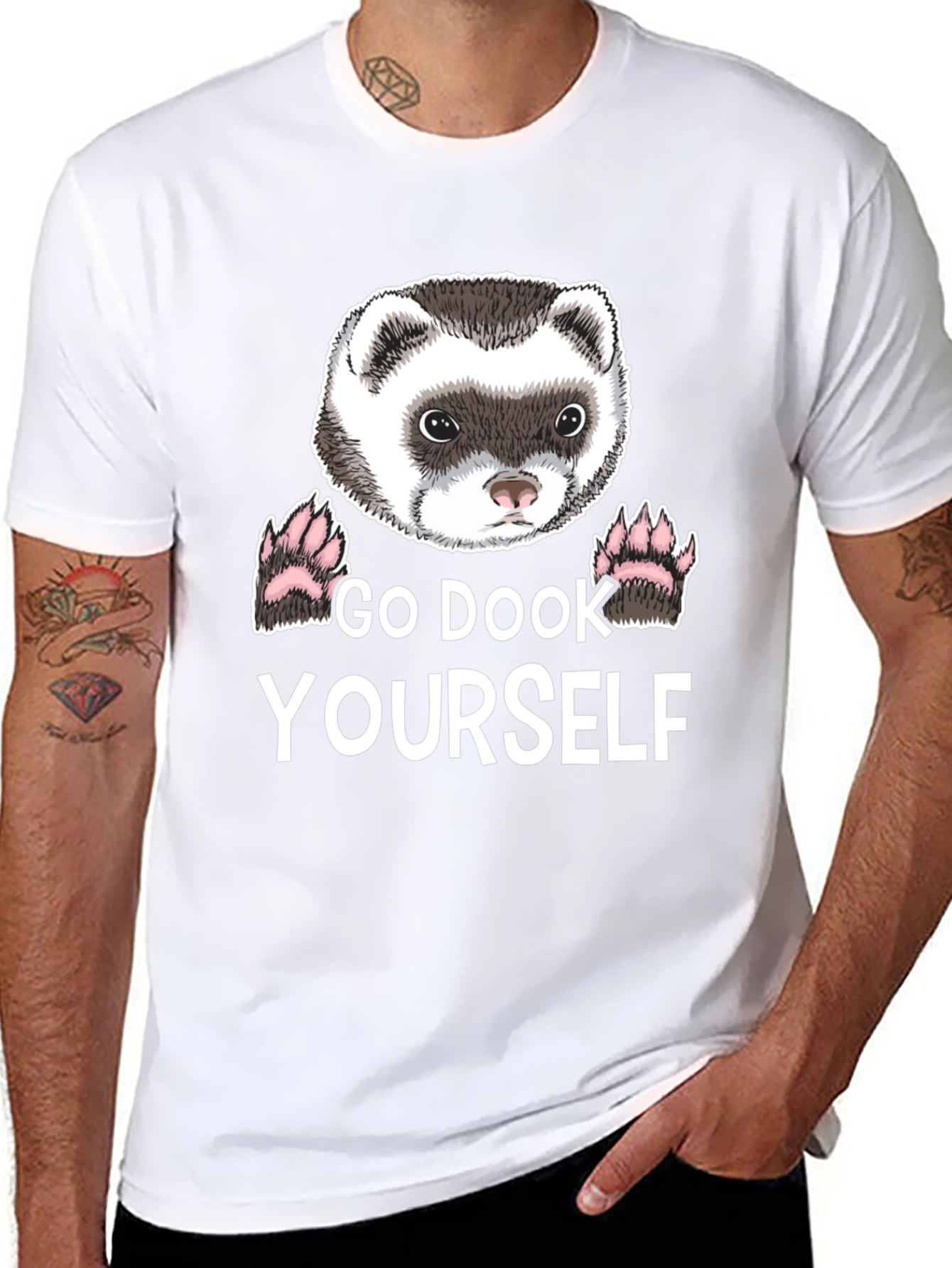 Go Dook Yourself Ferret T-Shirt