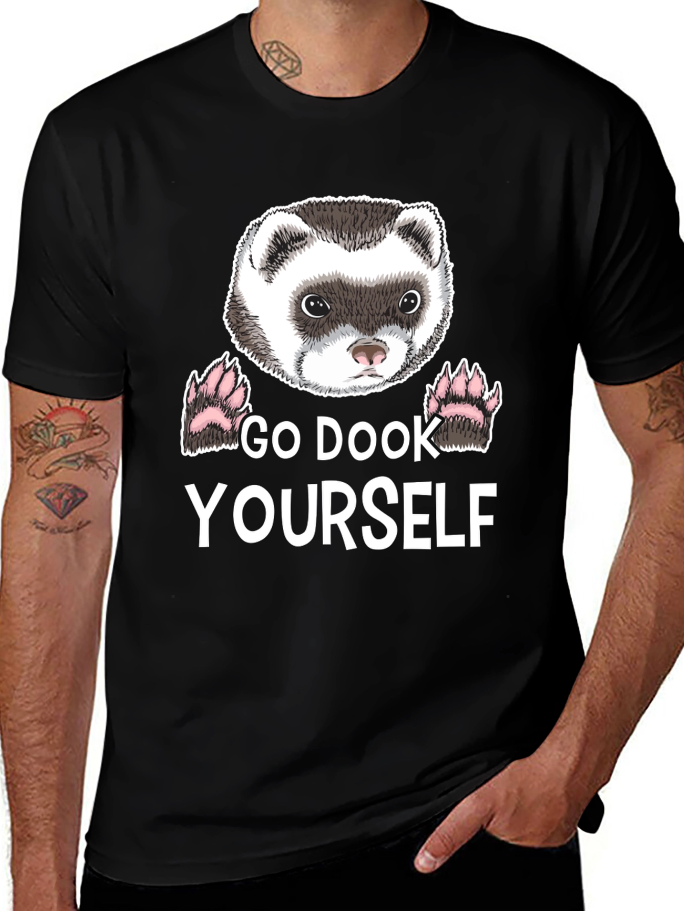 Go Dook Yourself Ferret T-Shirt