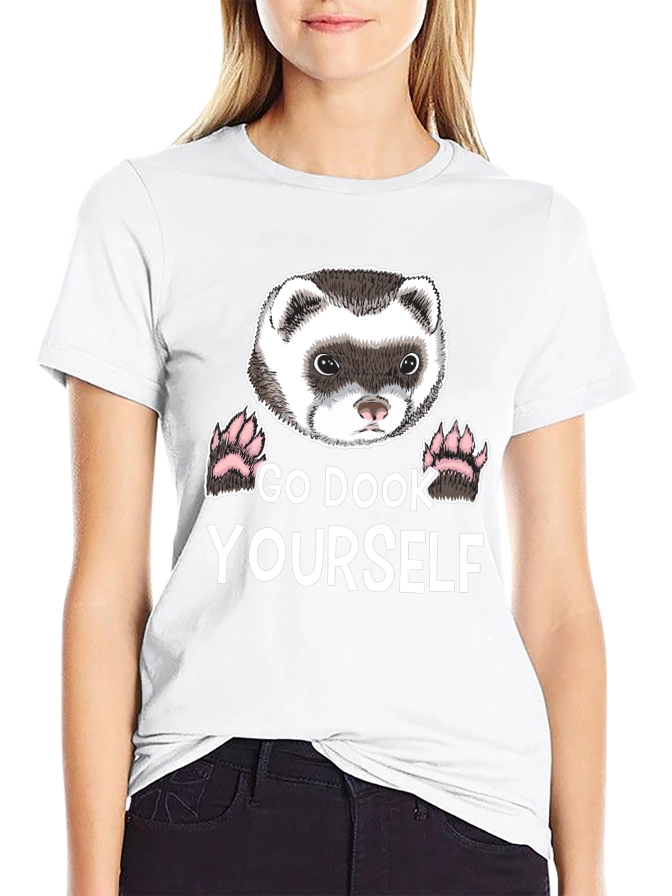 Go Dook Yourself Ferret T-Shirt