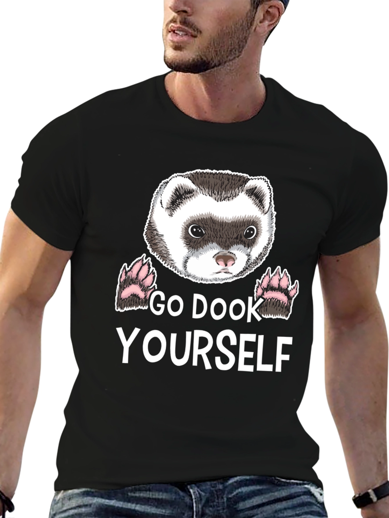 Go Dook Yourself Ferret T-Shirt