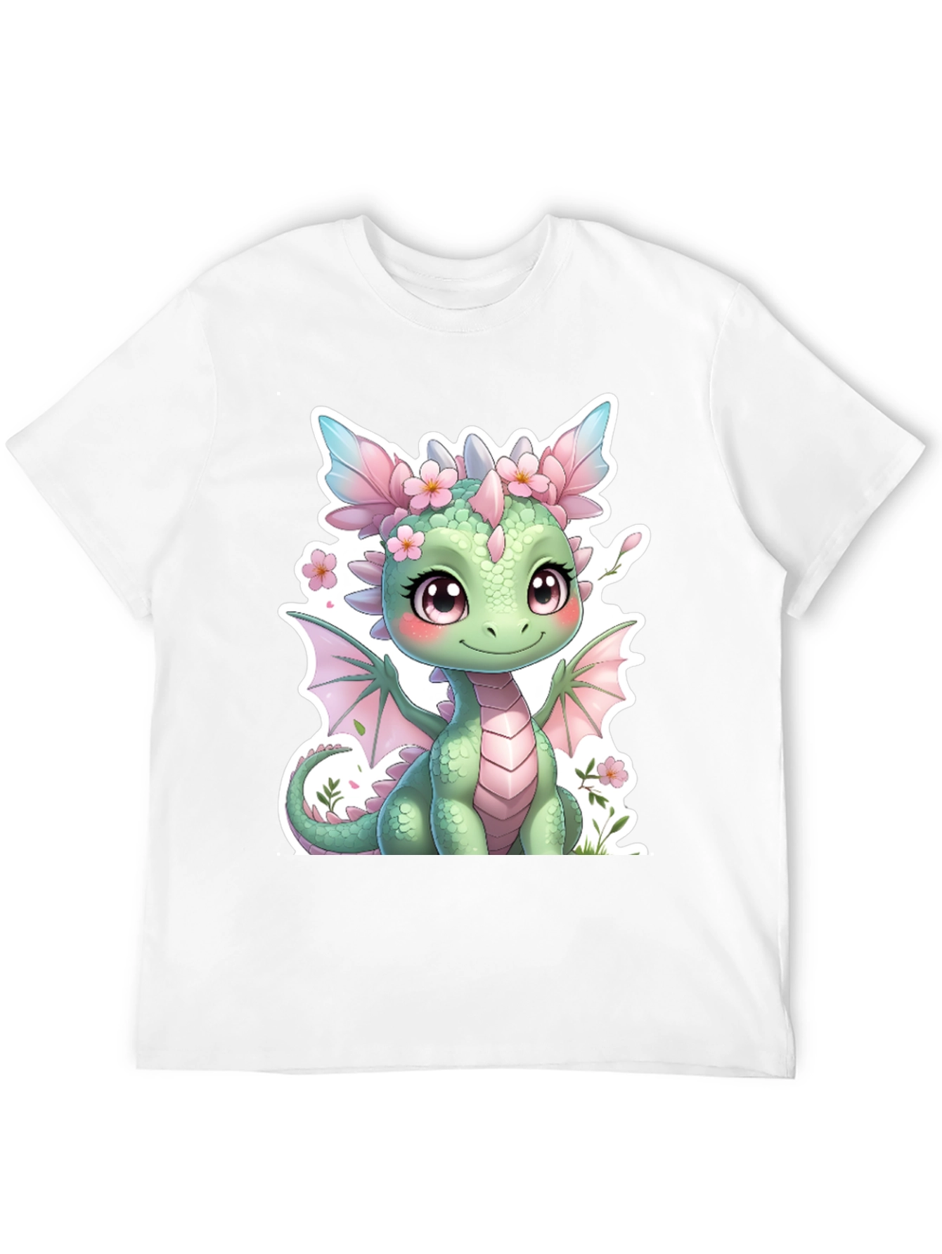 Cute Dragon Graphic Tee - Stylish Black T-Shirt