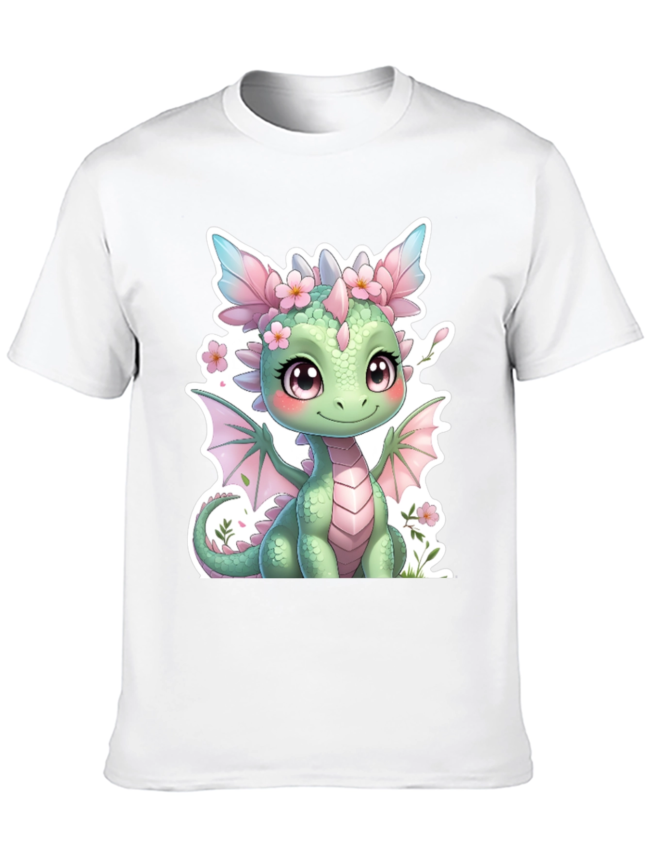 Cute Dragon Graphic Tee - Stylish Black T-Shirt