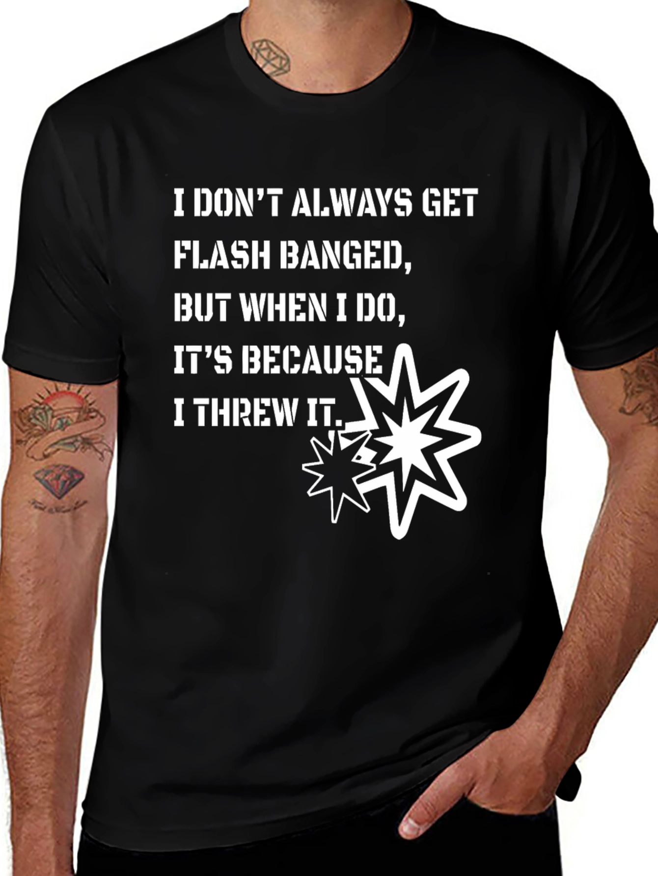 Funny Flash Banged Graphic T-Shirt