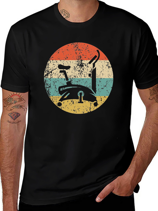 Retro Exercise Bike Graphic Tee