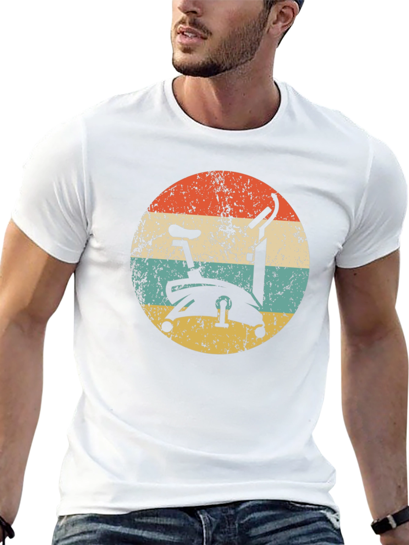 Retro Exercise Bike Graphic Tee
