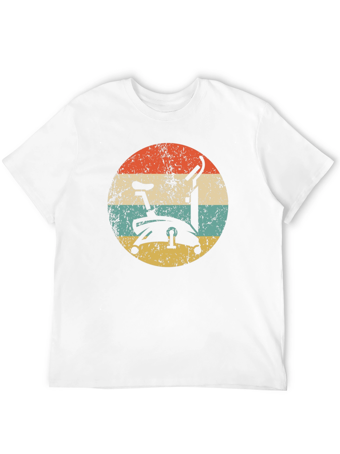 Retro Exercise Bike Graphic Tee