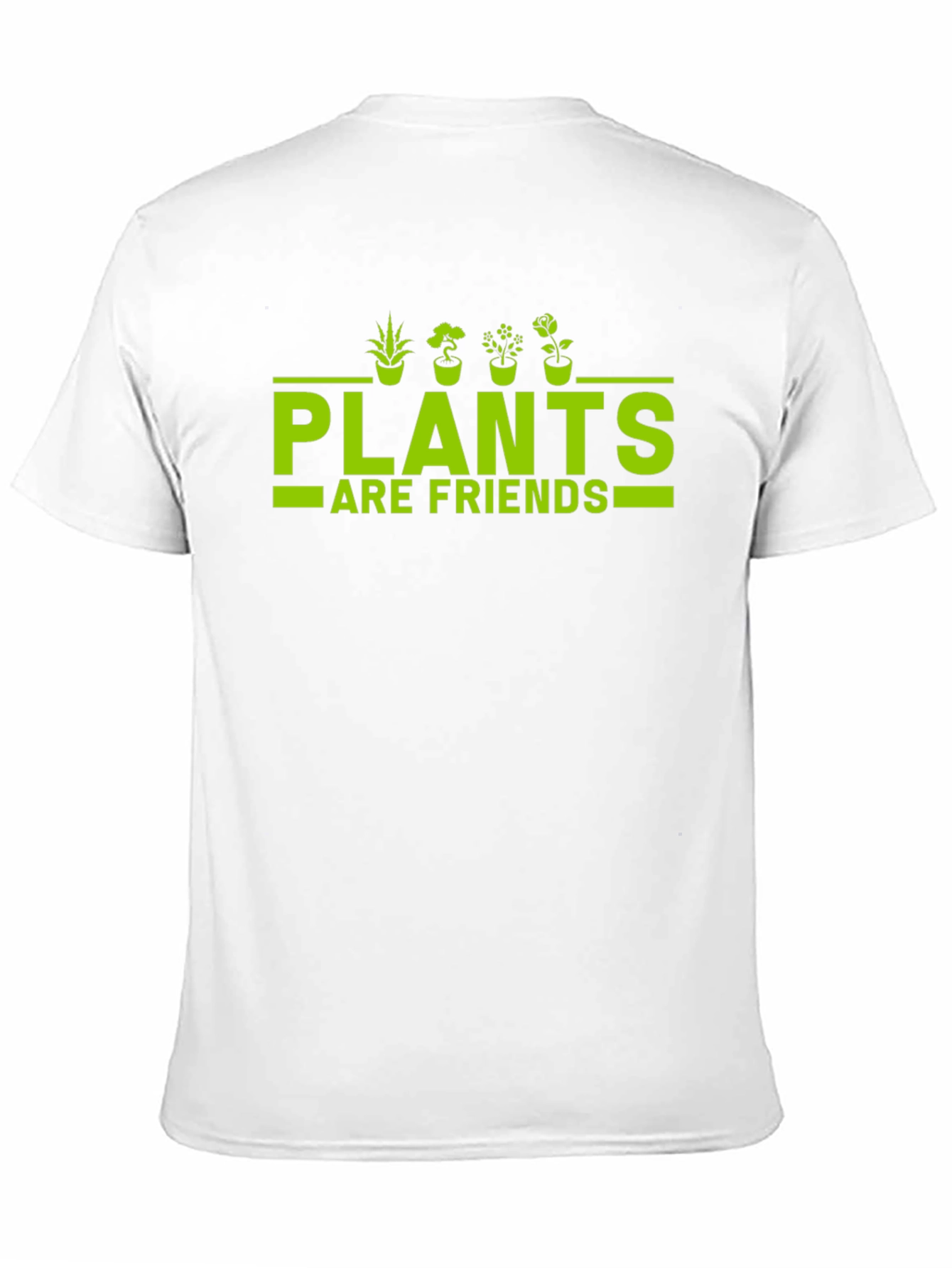 Plants are Friends T-Shirt - Black