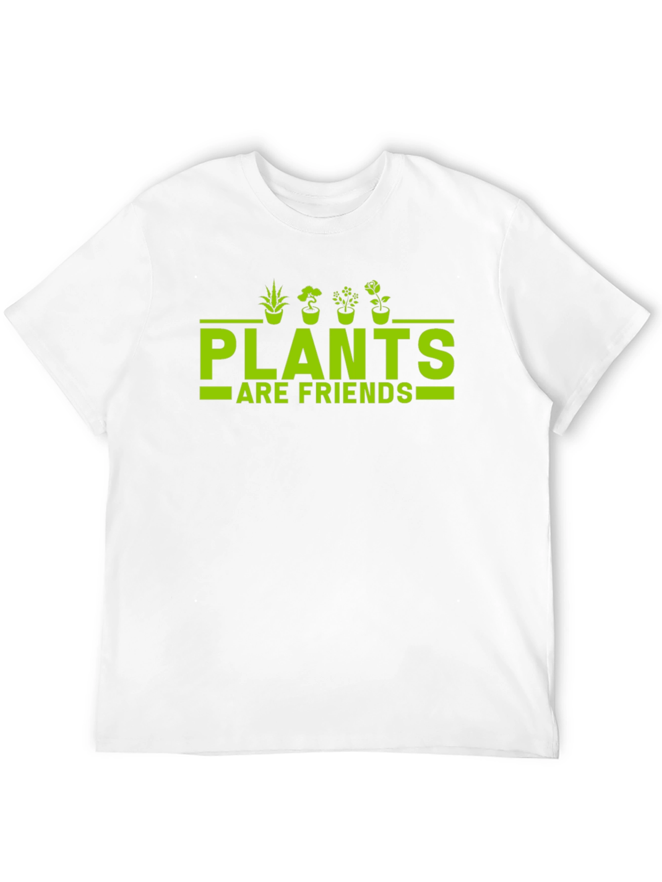 Plants are Friends T-Shirt - Black