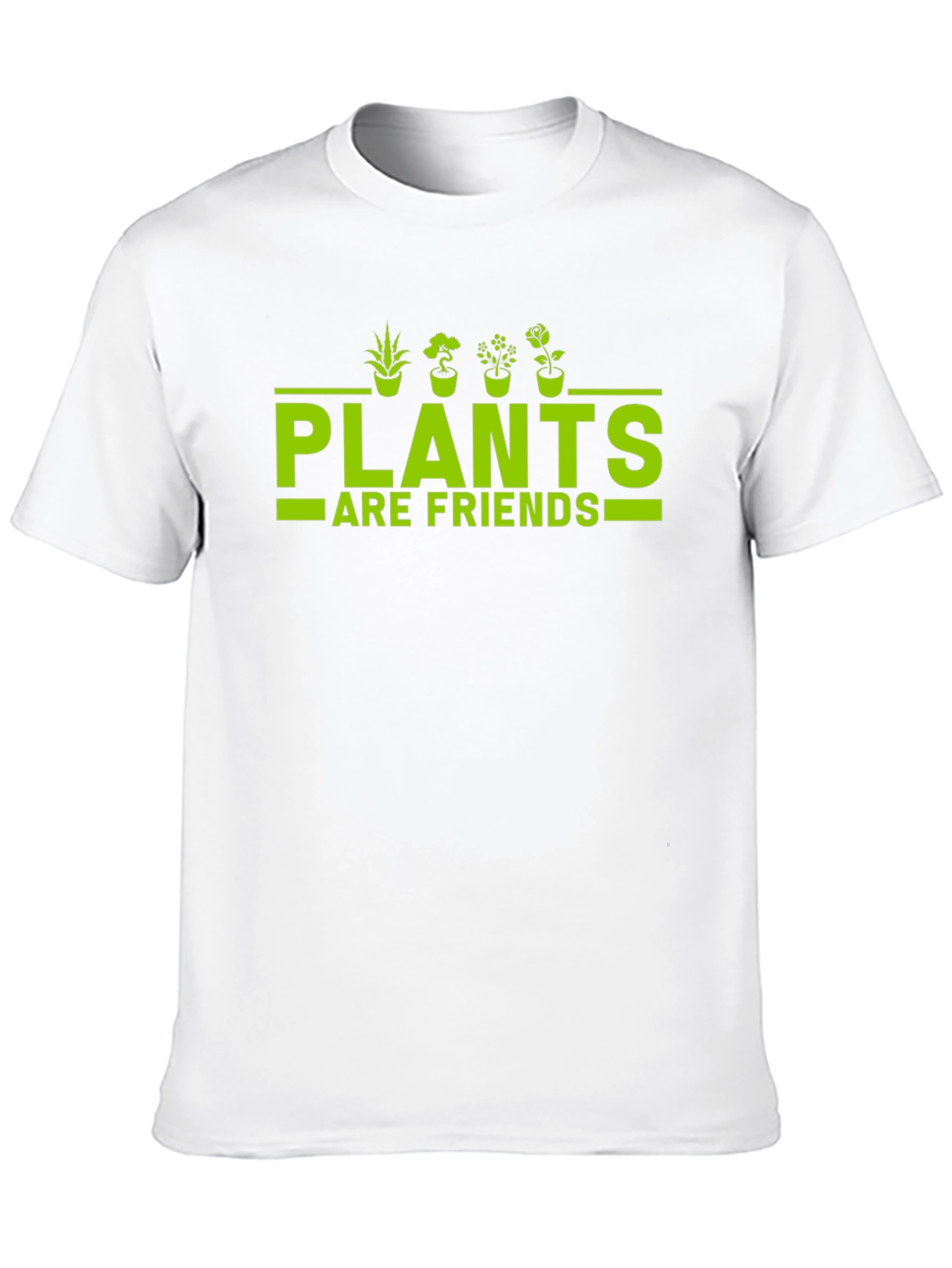 Plants are Friends T-Shirt - Black