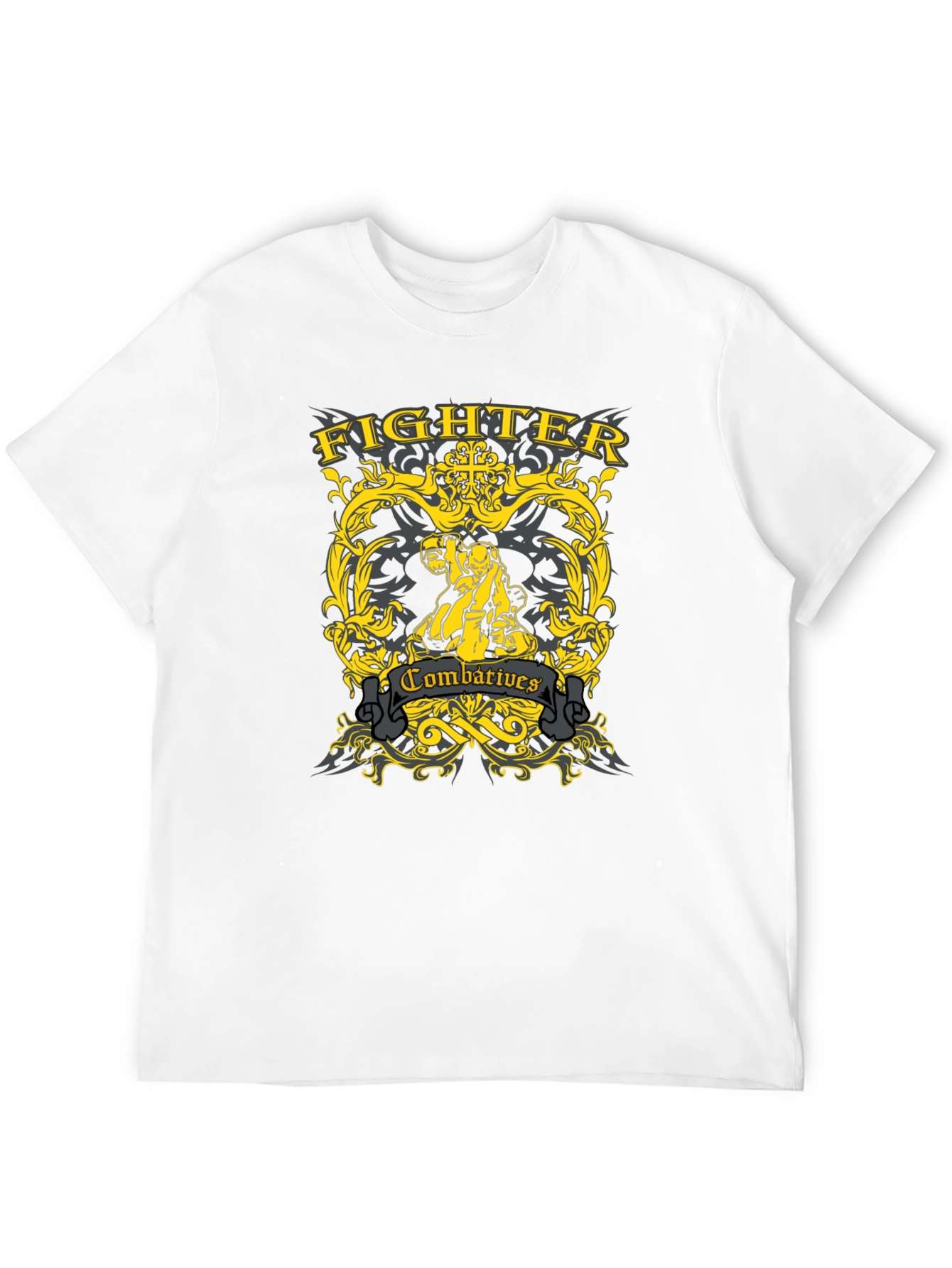 Fighter Combat T-Shirt - Martial Arts Inspired Design