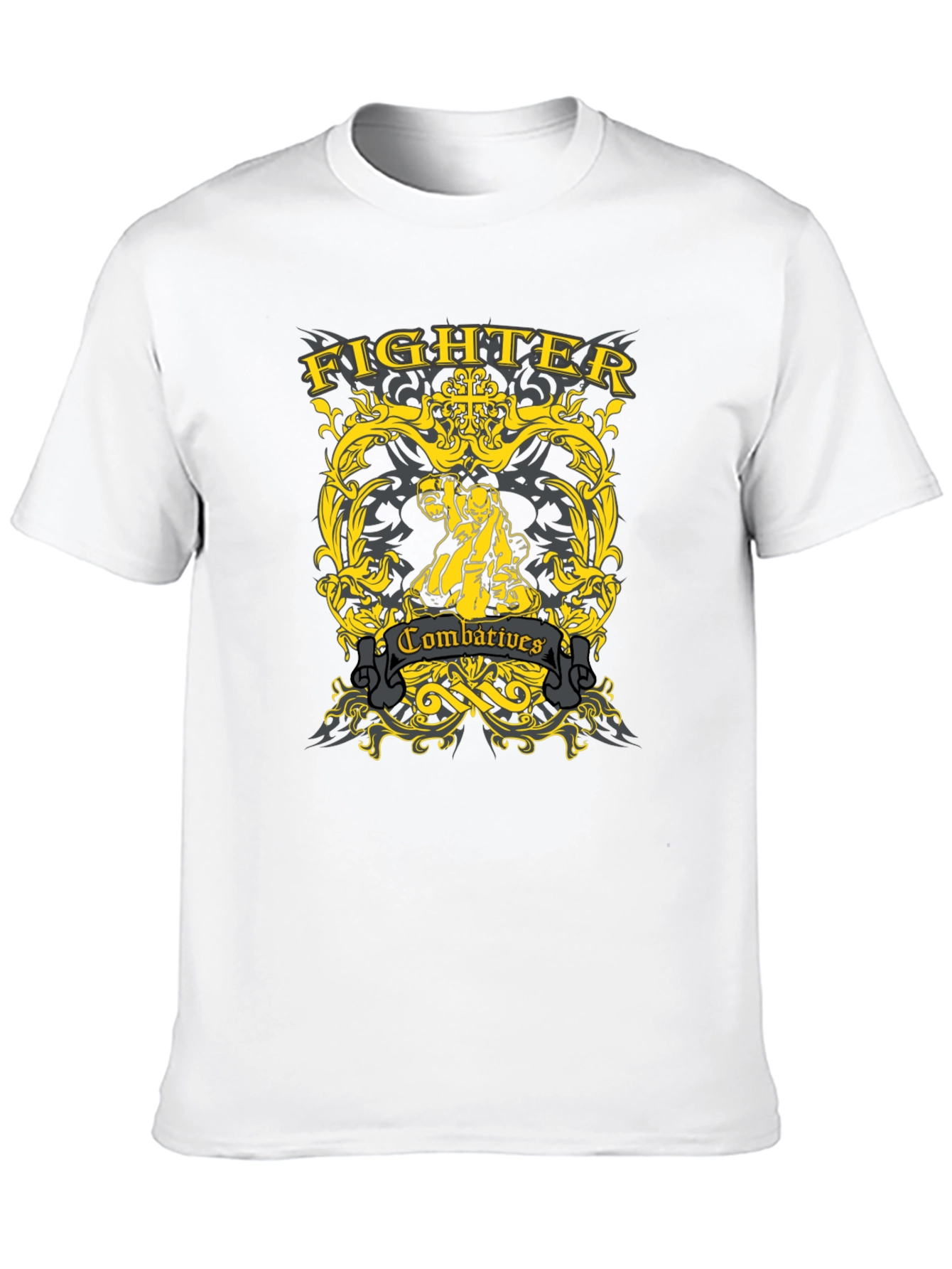 Fighter Combat T-Shirt - Martial Arts Inspired Design