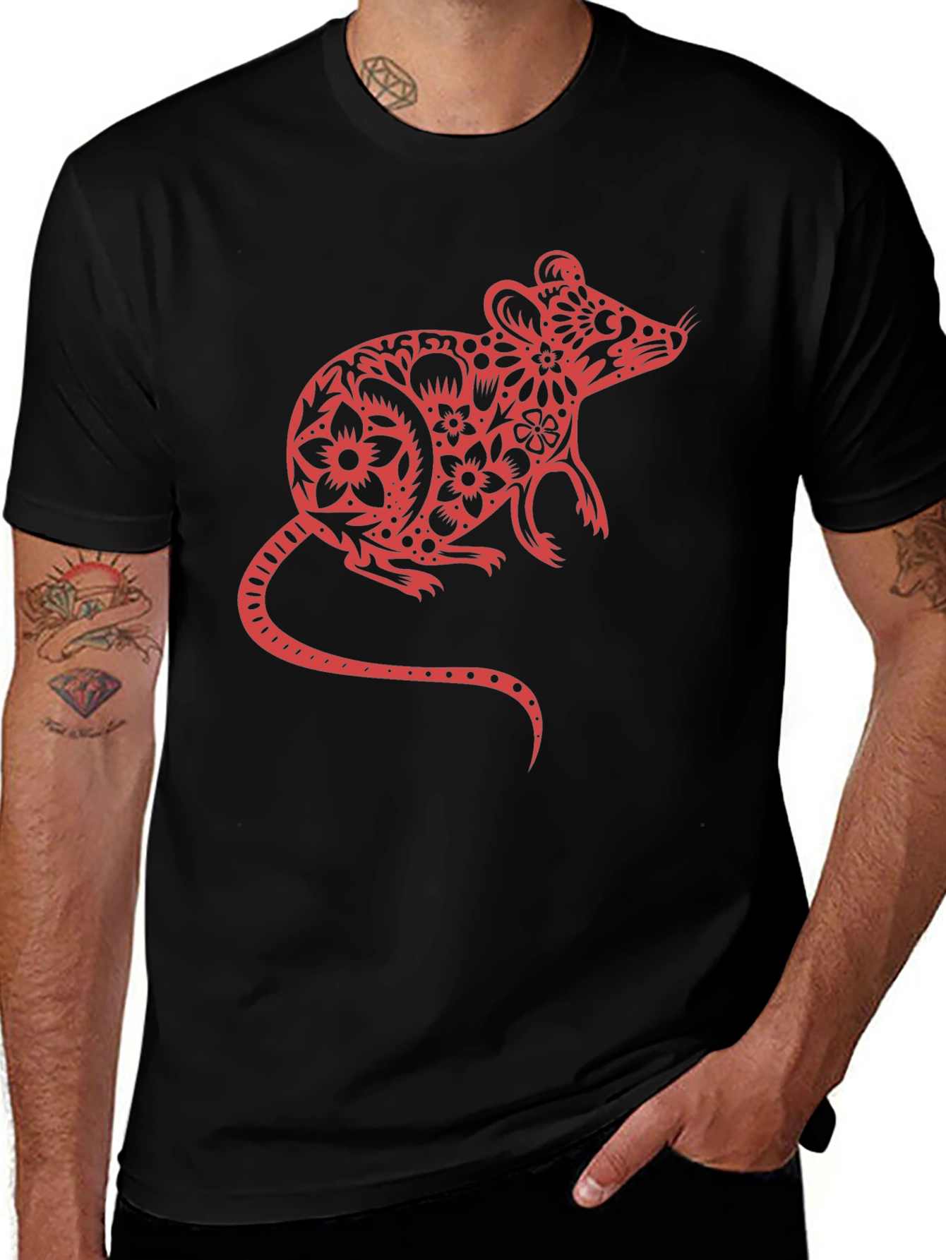 Year of the Rat T-Shirt - Black Tee
