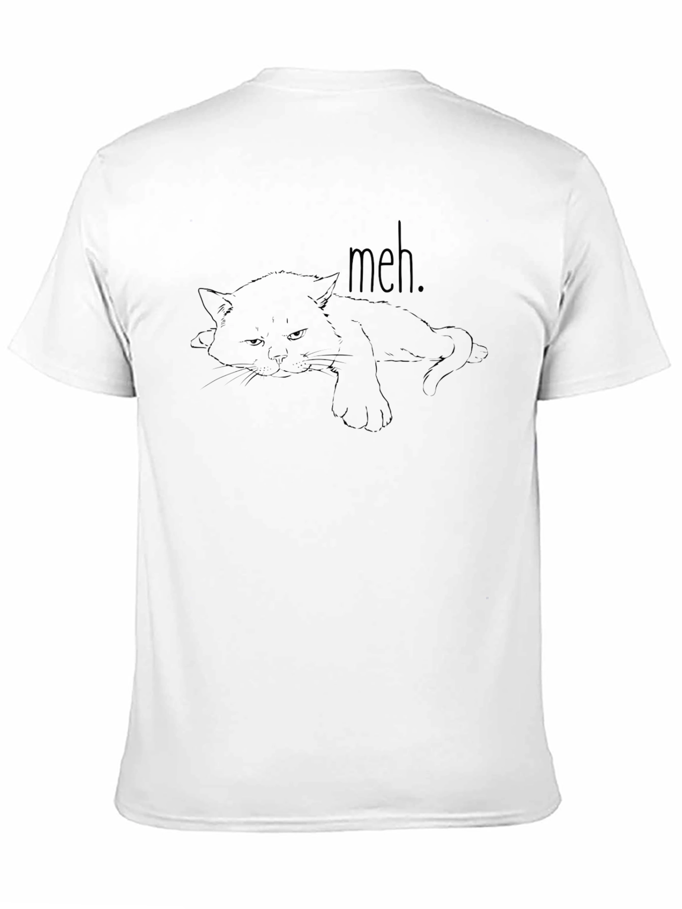 Meh Cat Tee - Express Your Mood!