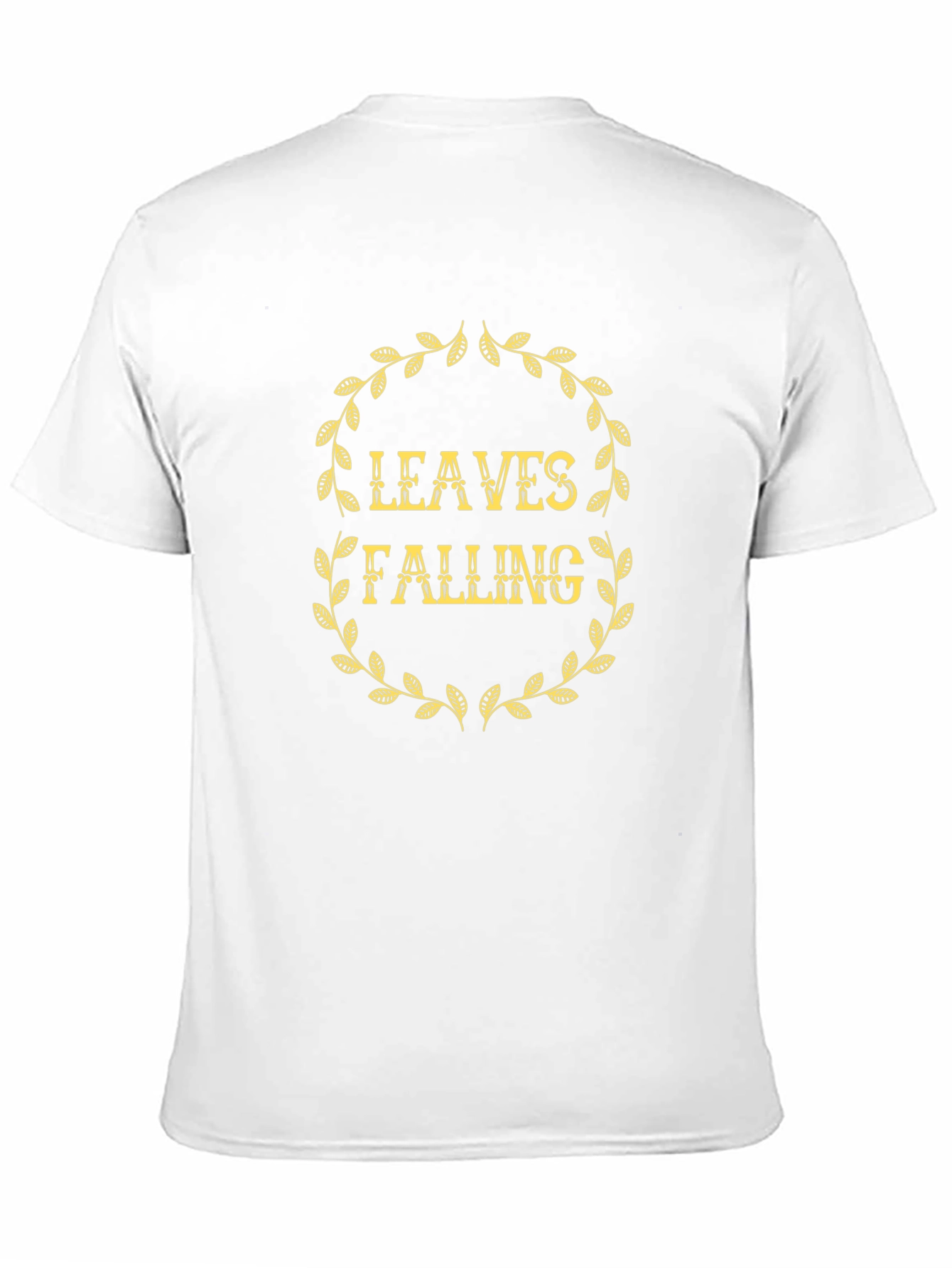 Leaves Falling Black Tee