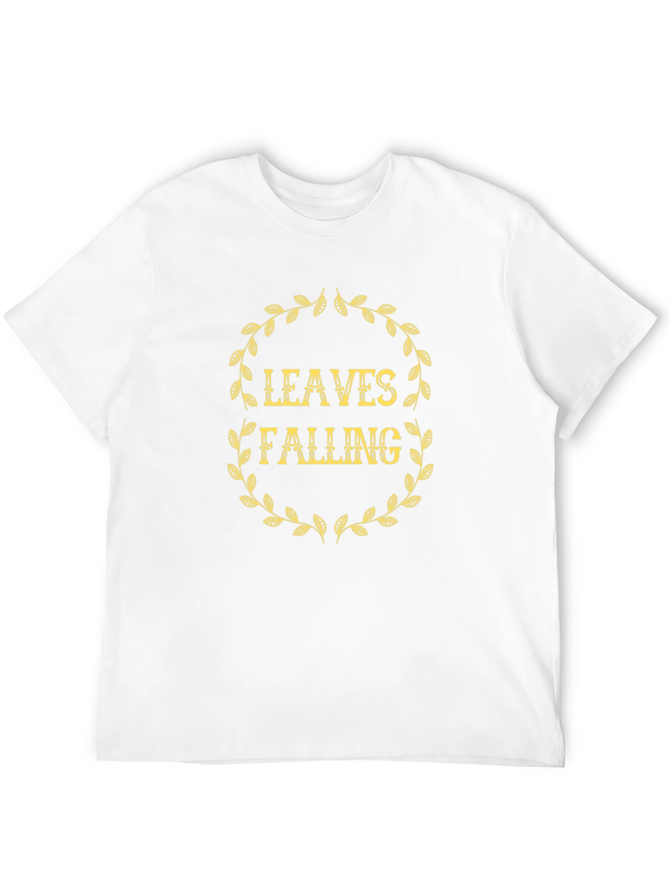 Leaves Falling Black Tee
