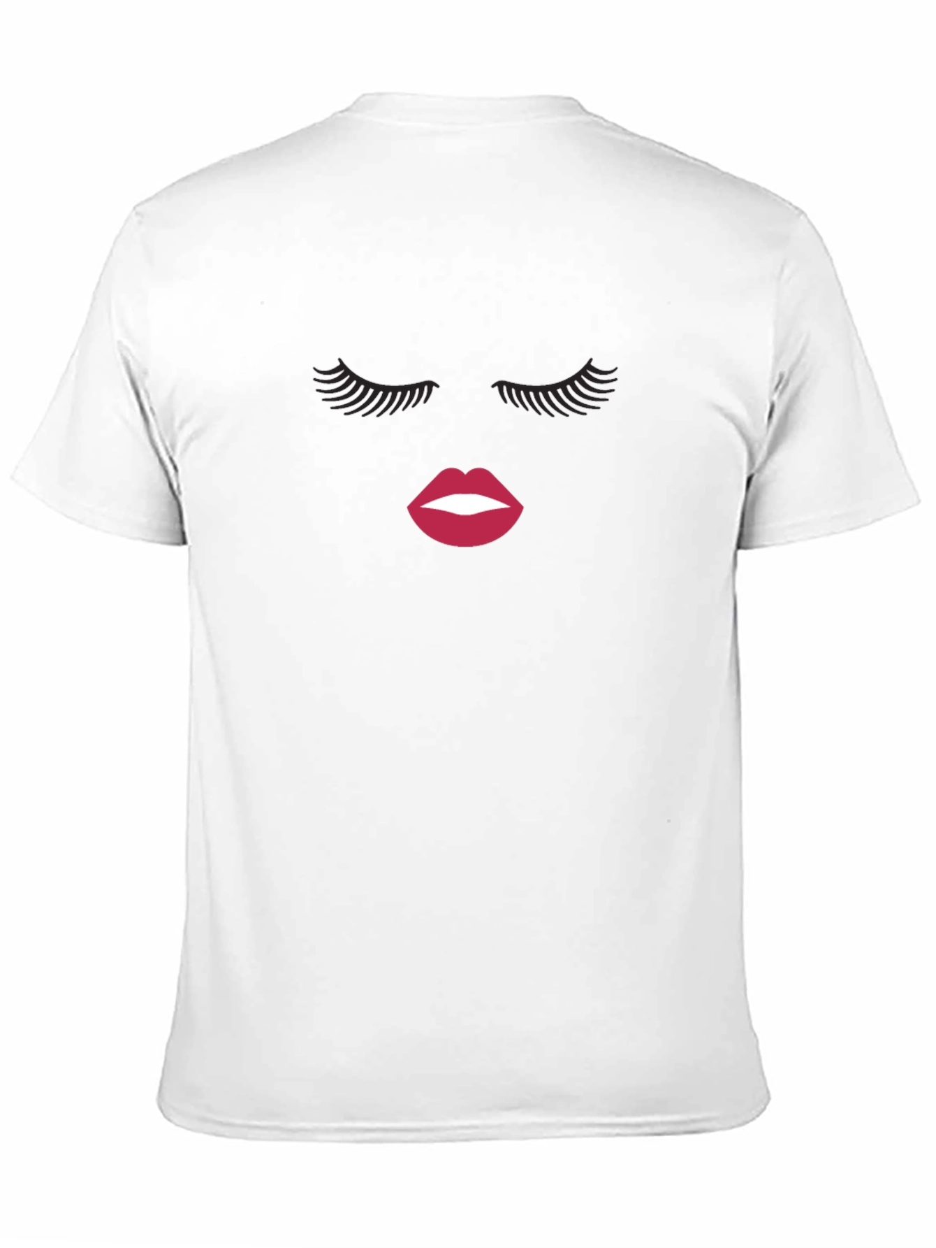 Glam Wink Graphic Tee - Stylish Black T-Shirt