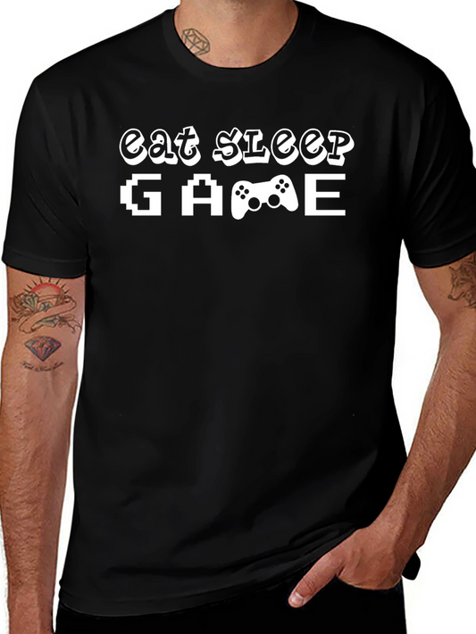 Eat Sleep Game T-Shirt - Gamer Apparel