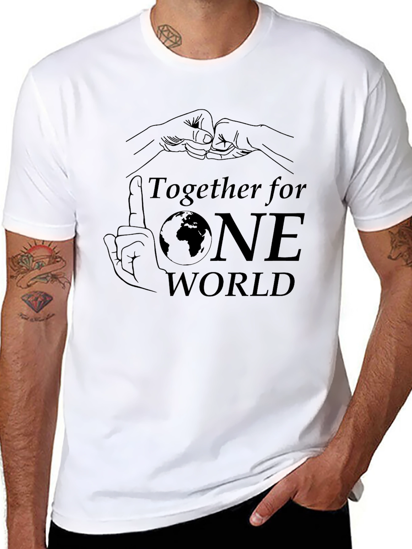 Together for One World Graphic T-Shirt
