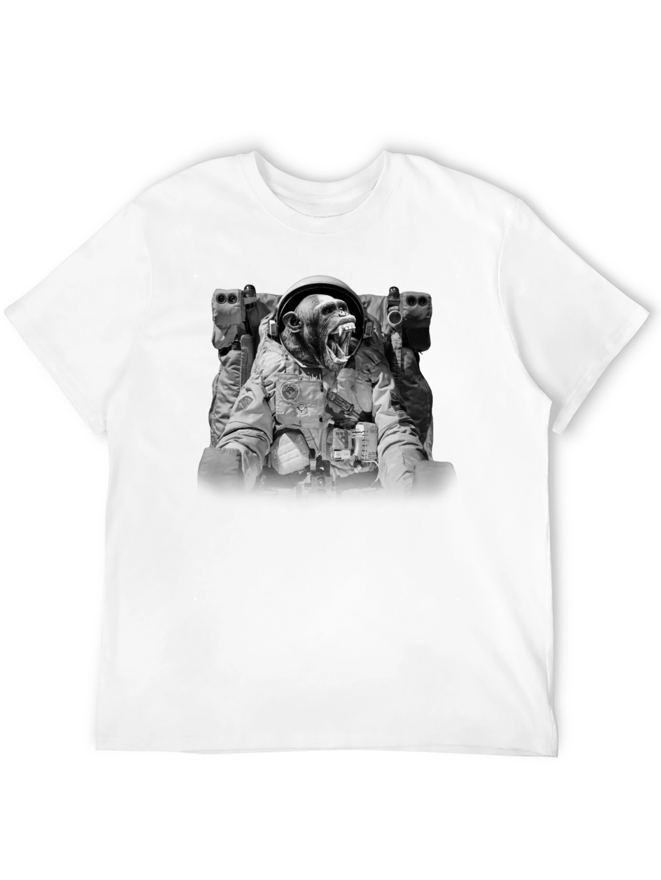 Ape Astronaut Graphic T-Shirt - Space Monkey Design
