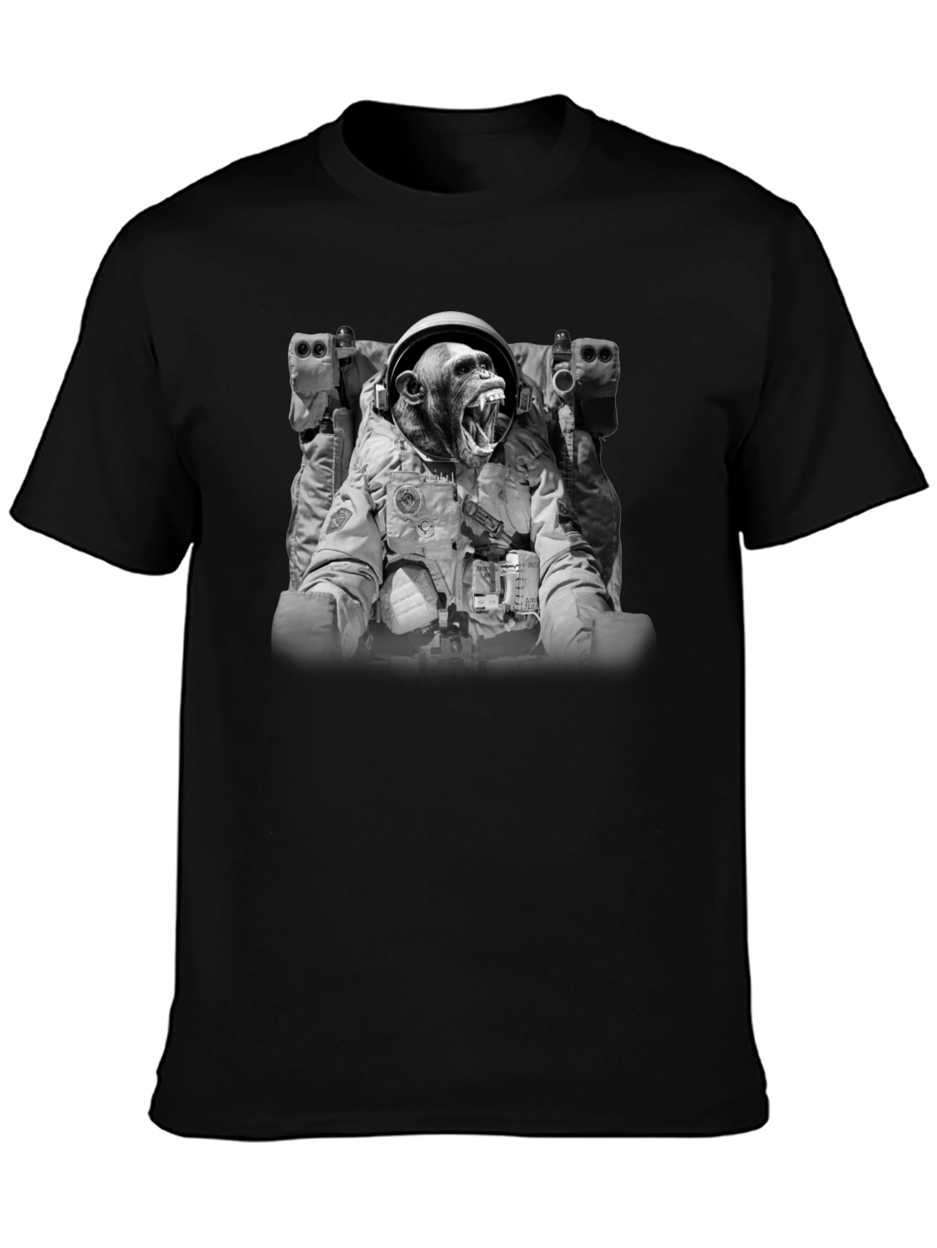 Ape Astronaut Graphic T-Shirt - Space Monkey Design
