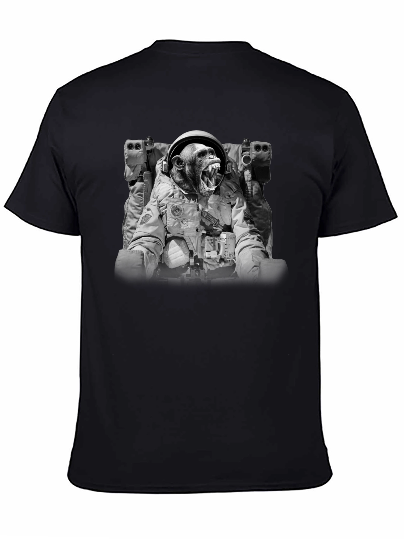 Ape Astronaut Graphic T-Shirt - Space Monkey Design