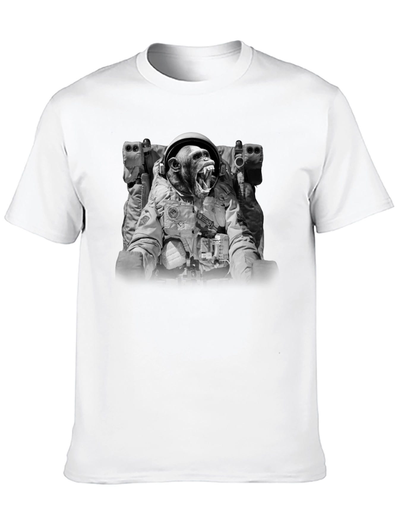 Ape Astronaut Graphic T-Shirt - Space Monkey Design