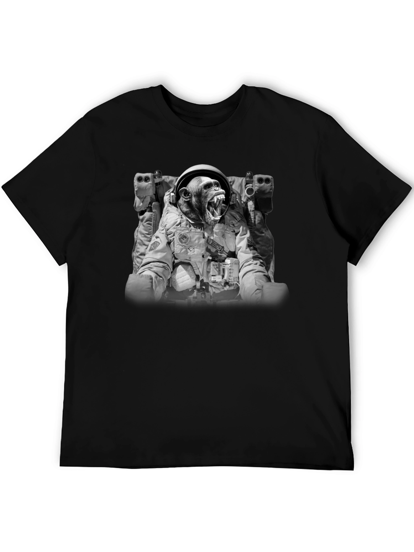 Ape Astronaut Graphic T-Shirt - Space Monkey Design