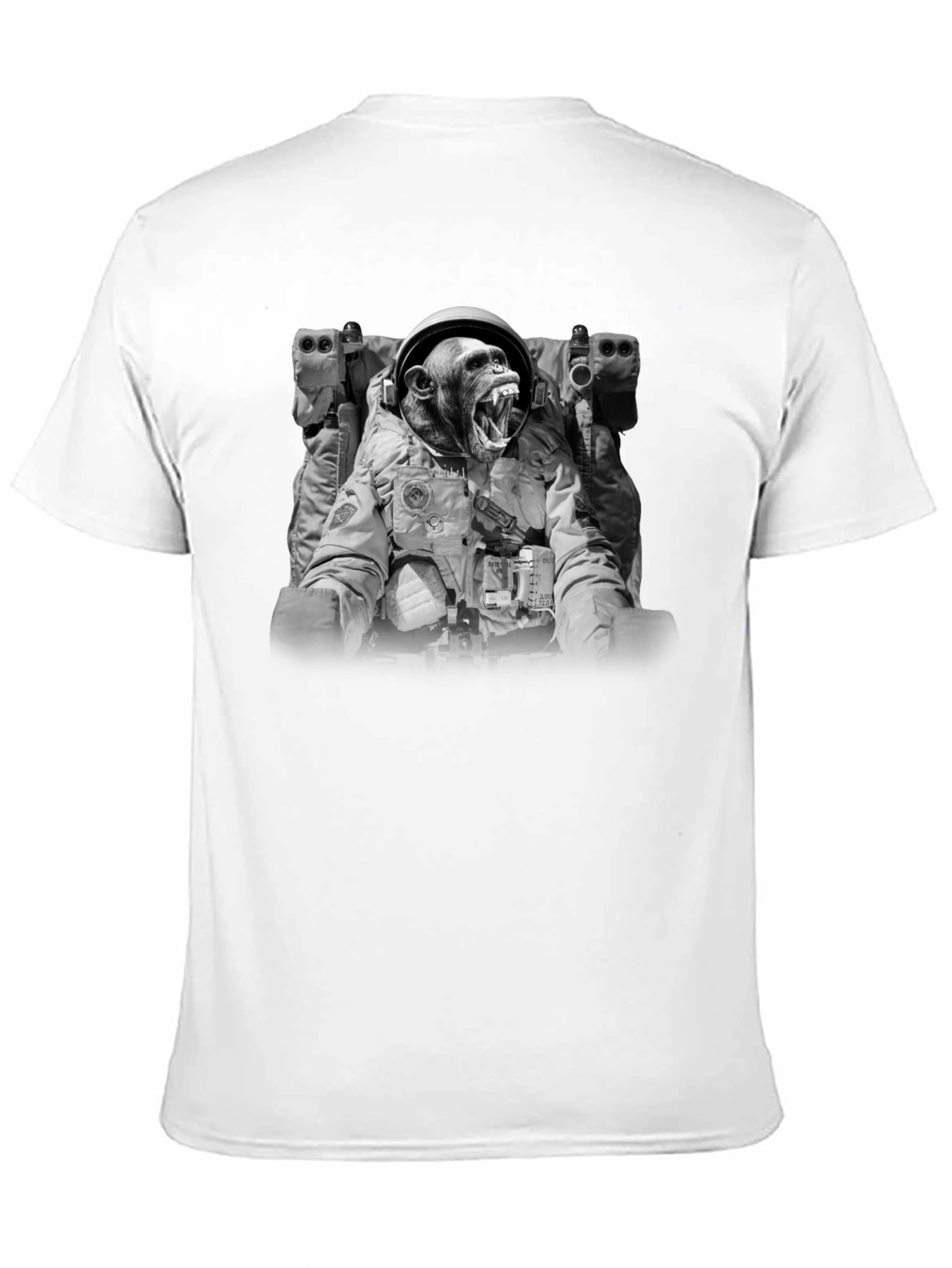Ape Astronaut Graphic T-Shirt - Space Monkey Design