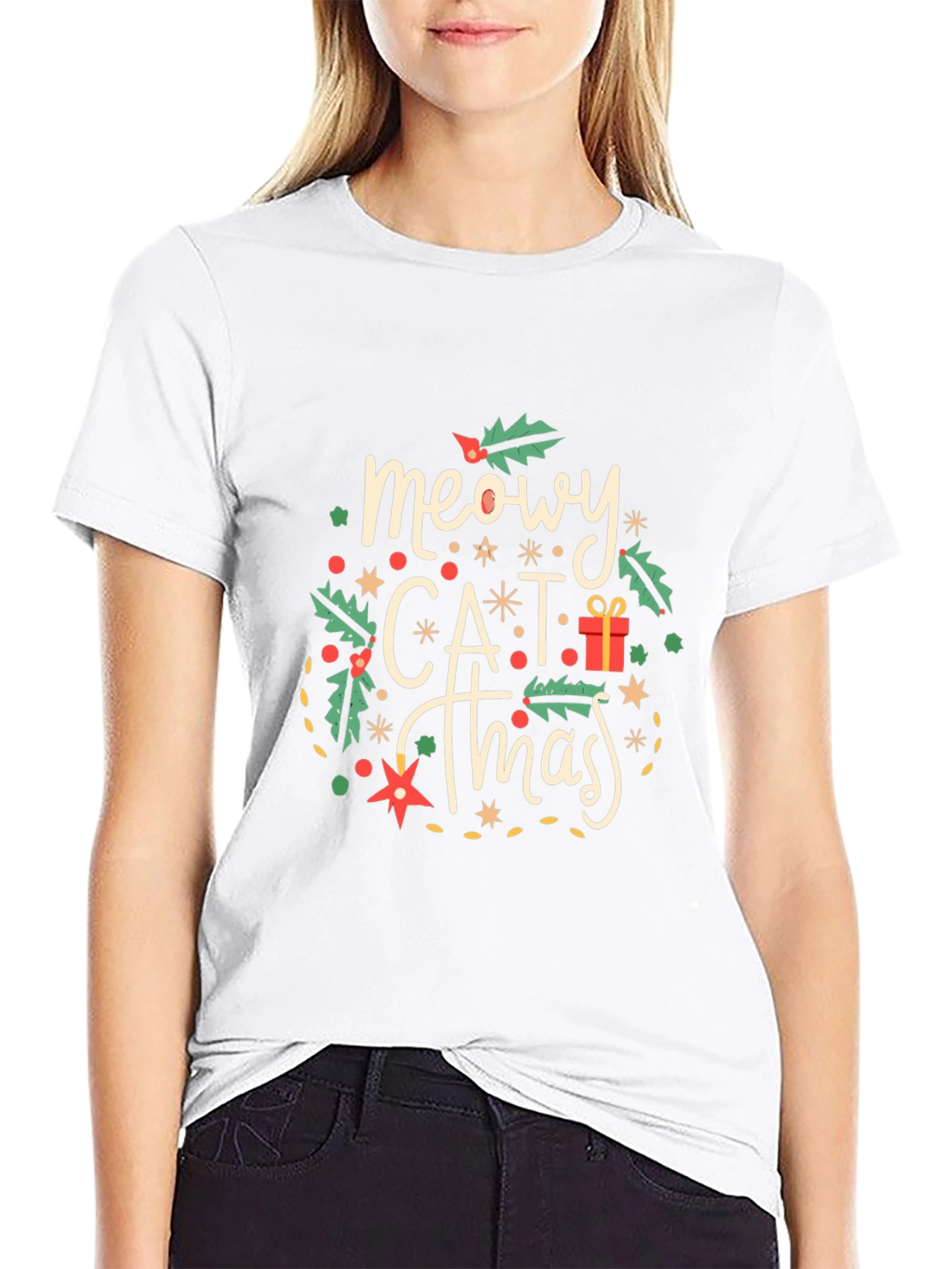 Meowy CATmas Christmas T-Shirt