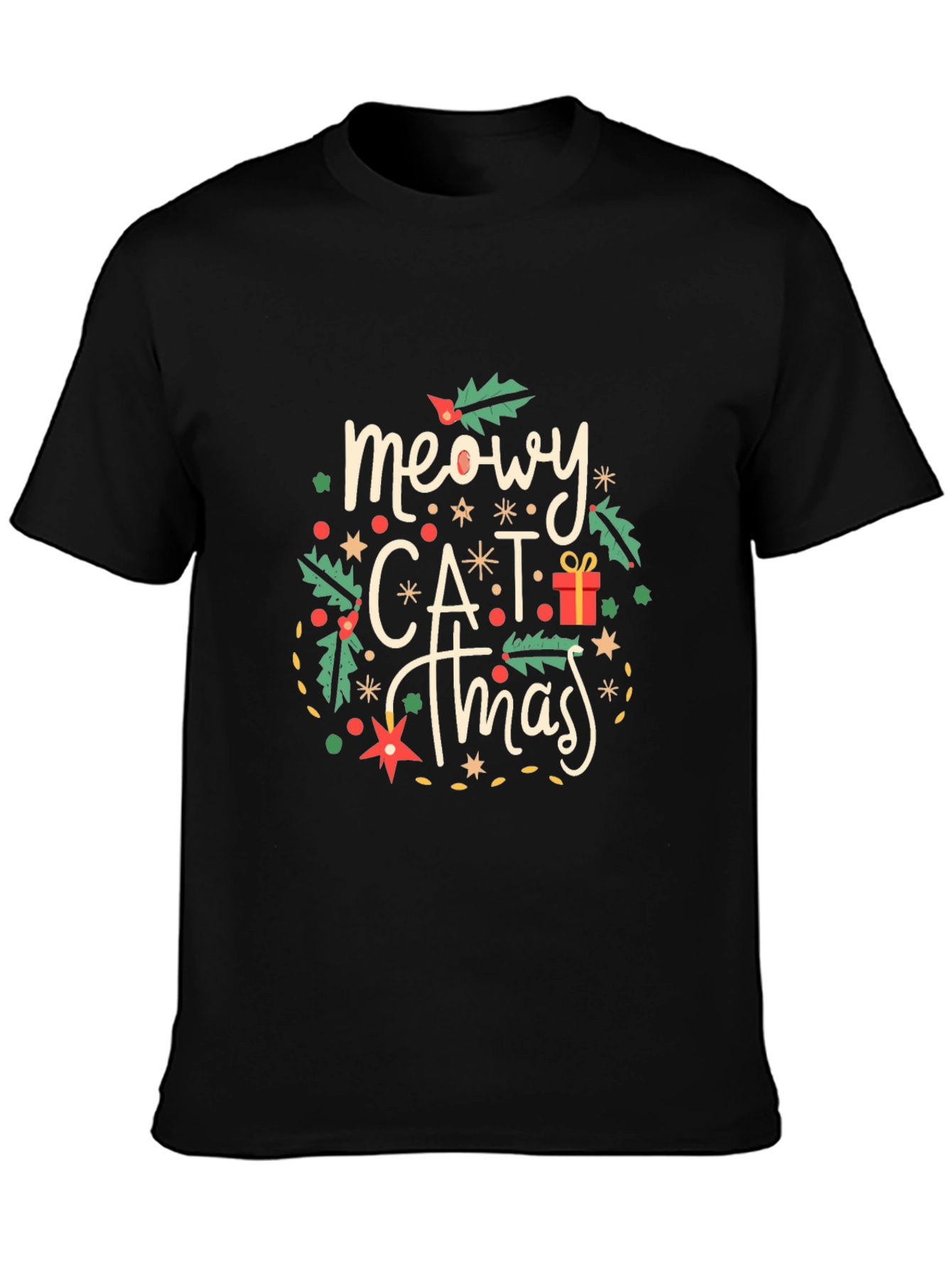 Meowy CATmas Christmas T-Shirt