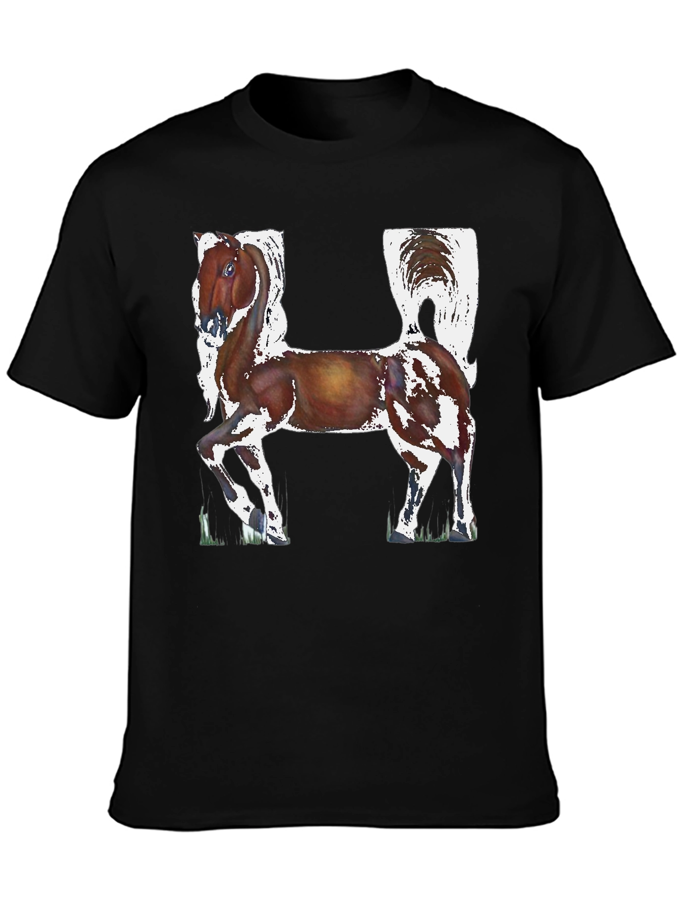 Horse Letter H Graphic Tee