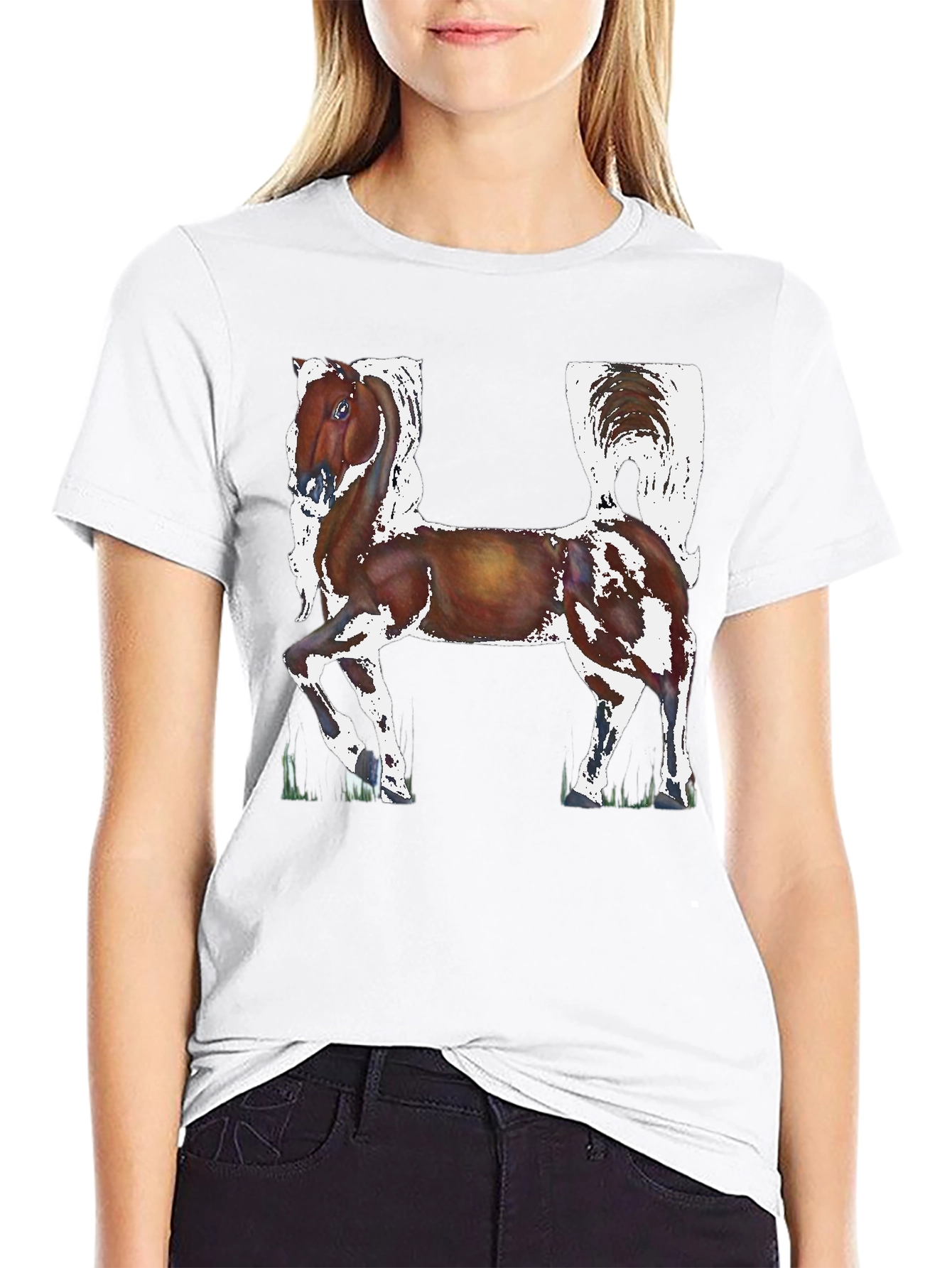 Horse Letter H Graphic Tee