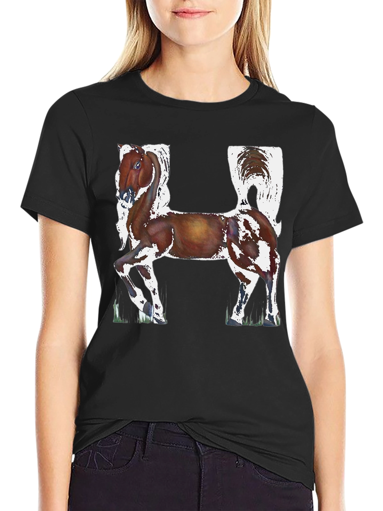 Horse Letter H Graphic Tee
