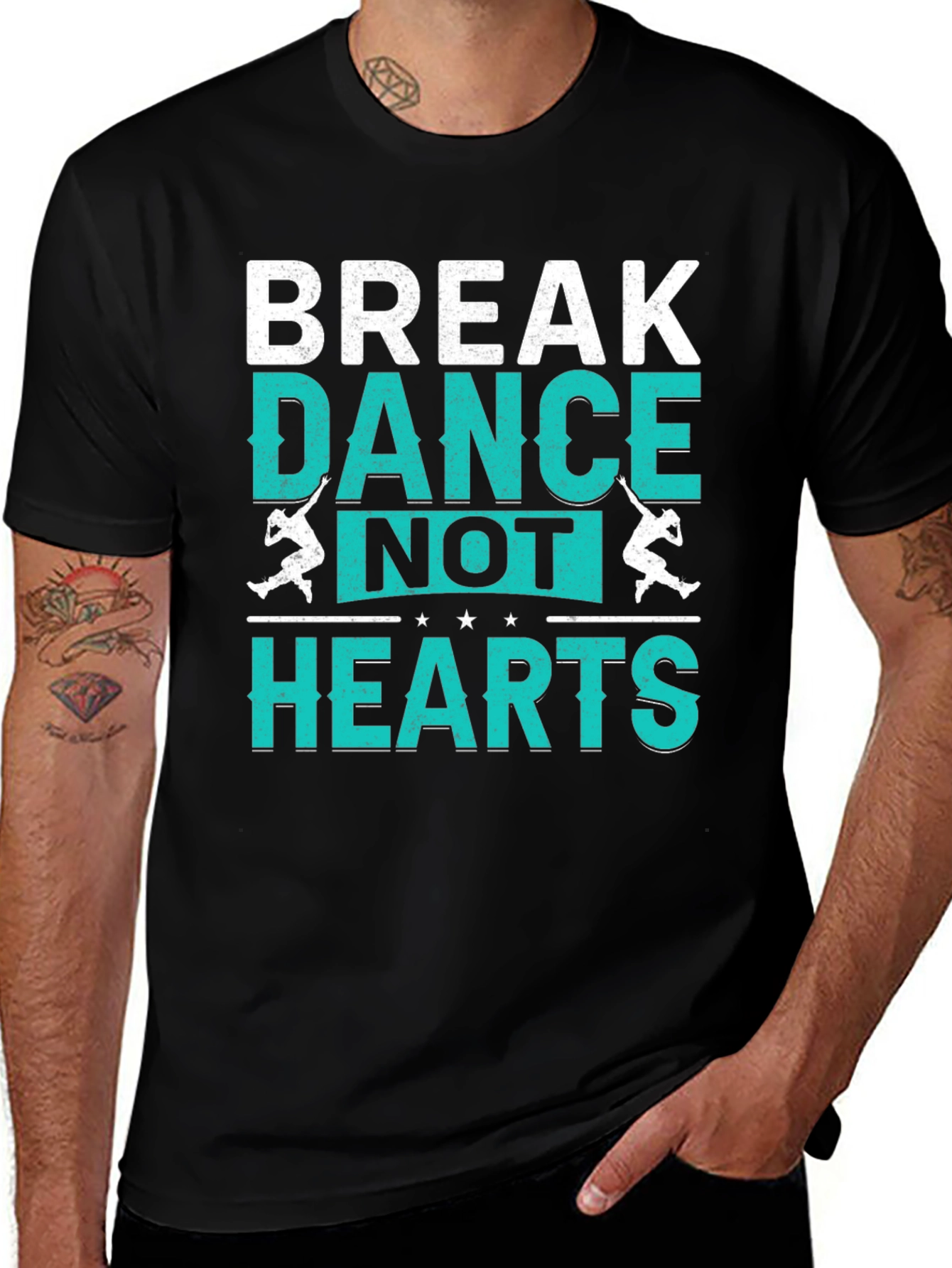 Break Dance Not Hearts T-Shirt