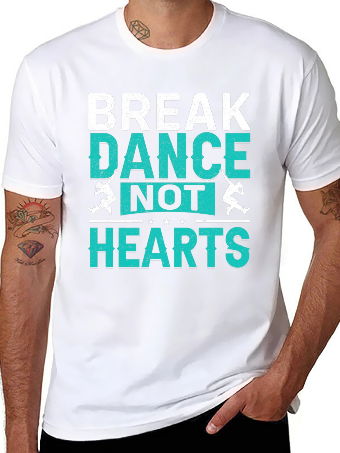 Break Dance Not Hearts T-Shirt