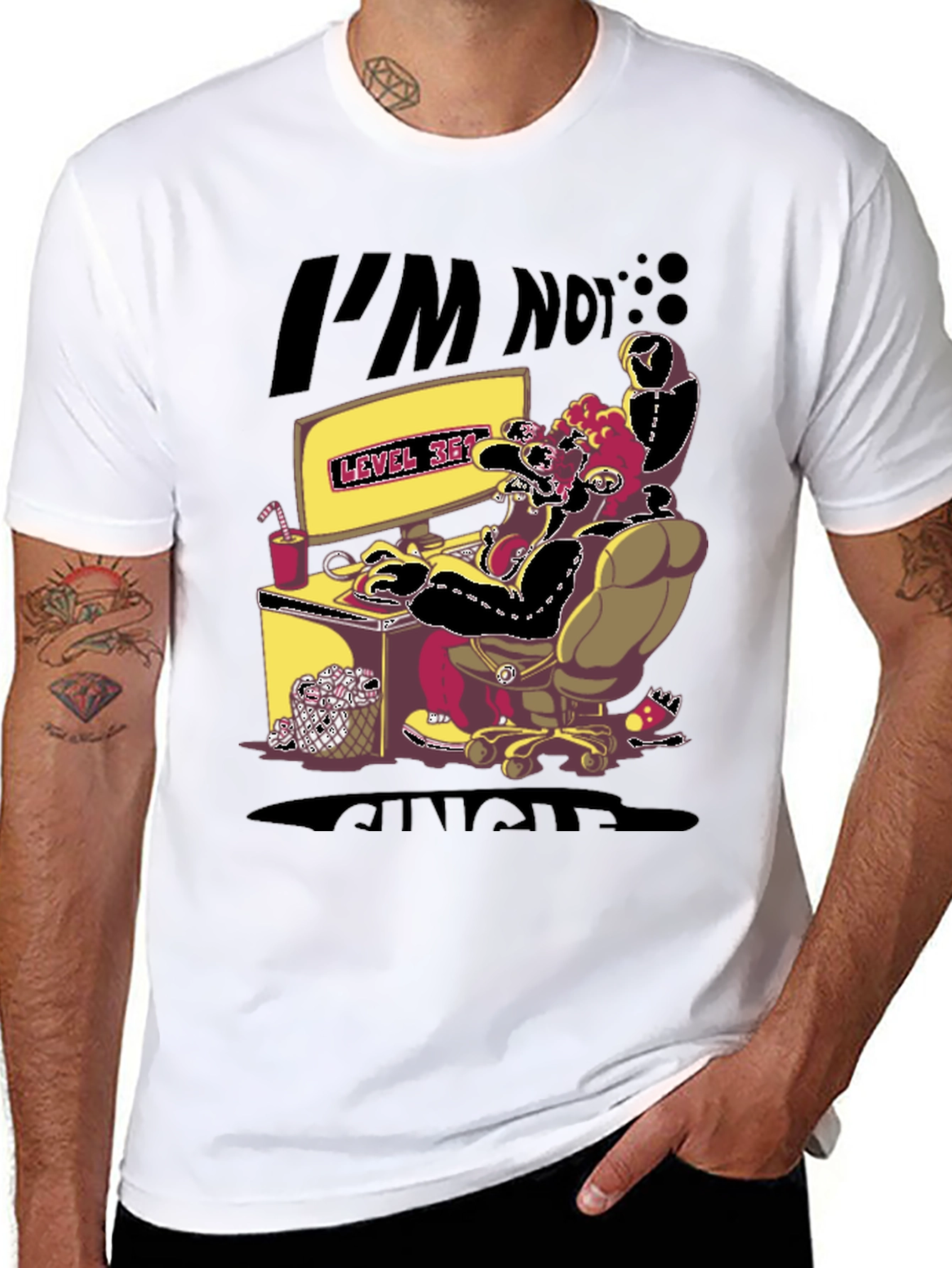 Im Not Single T-Shirt - Gamer Level 38