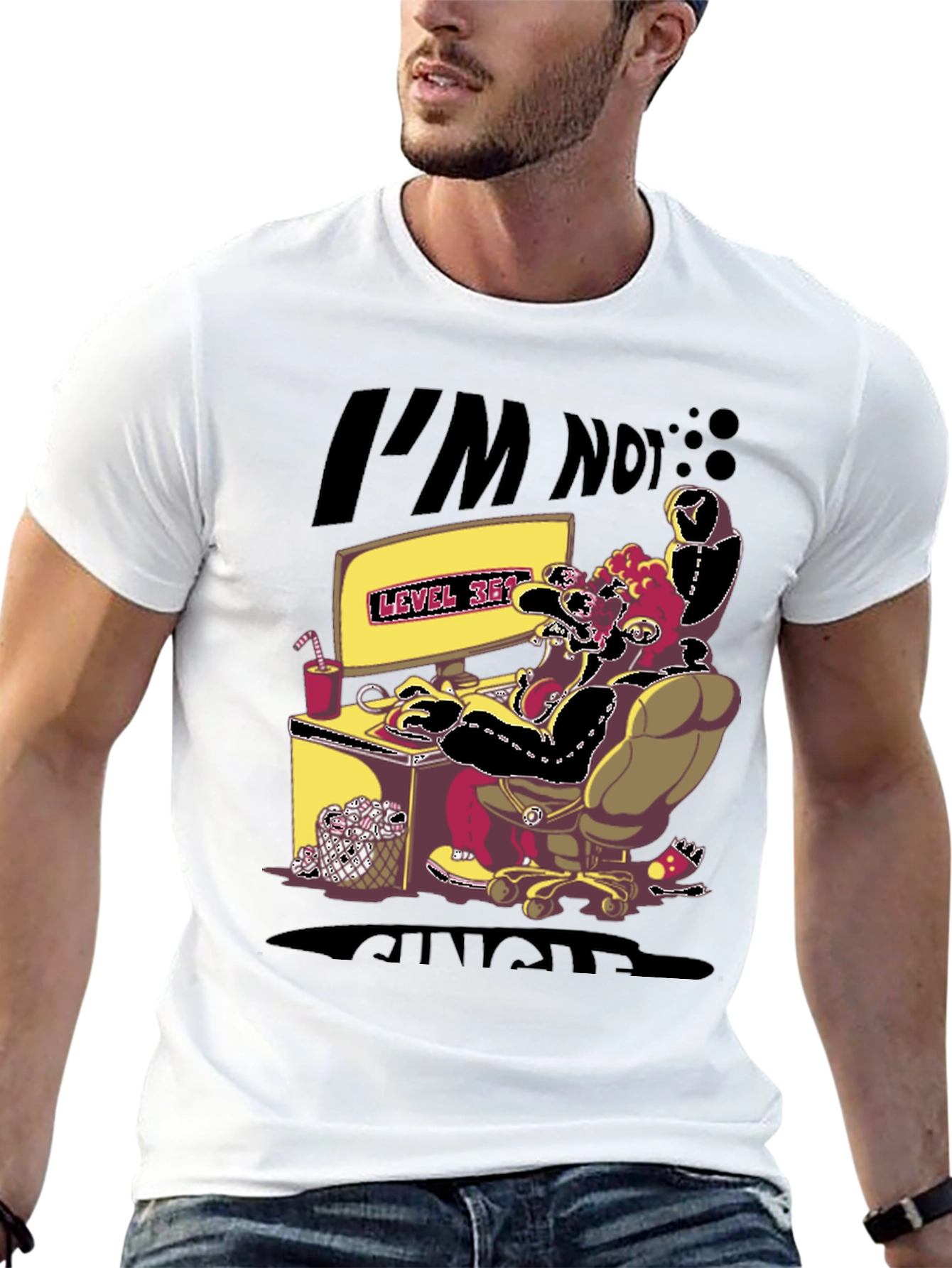 Im Not Single T-Shirt - Gamer Level 38