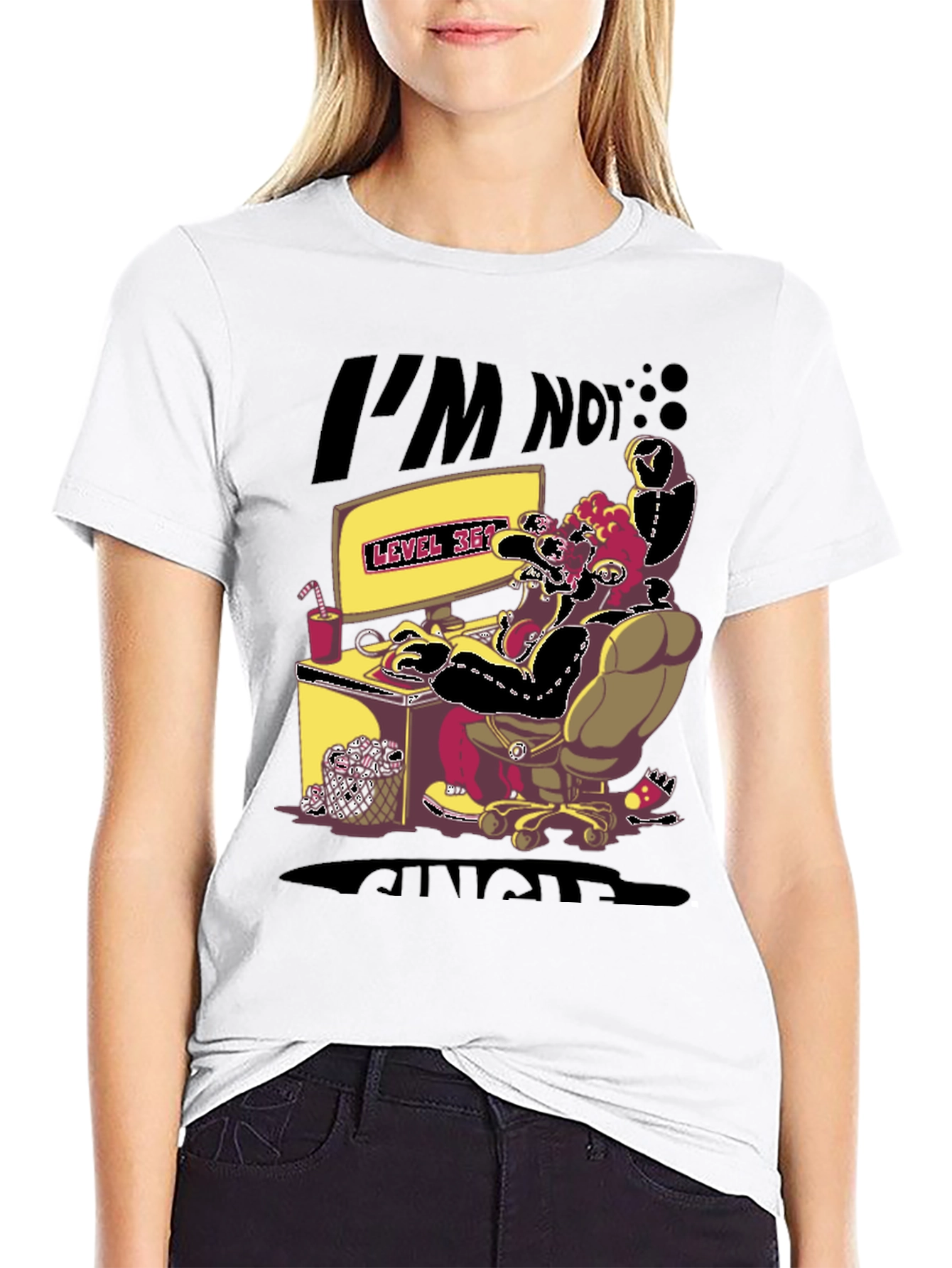 Im Not Single T-Shirt - Gamer Level 38