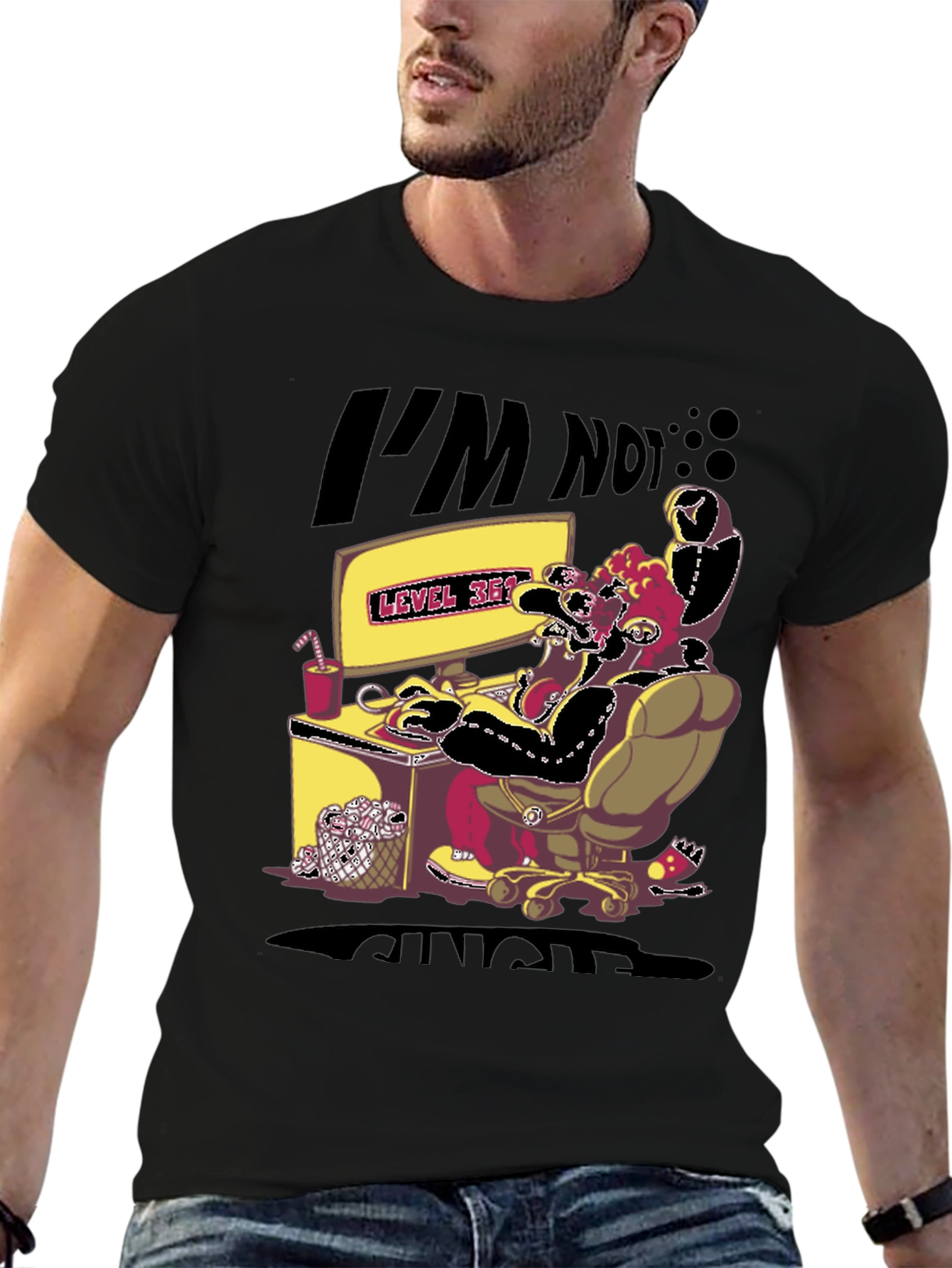 Im Not Single T-Shirt - Gamer Level 38