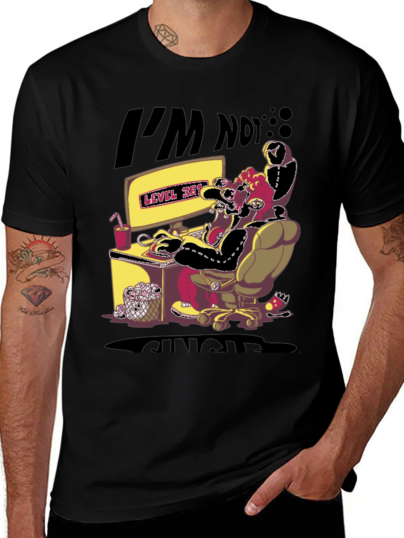 Im Not Single T-Shirt - Gamer Level 38