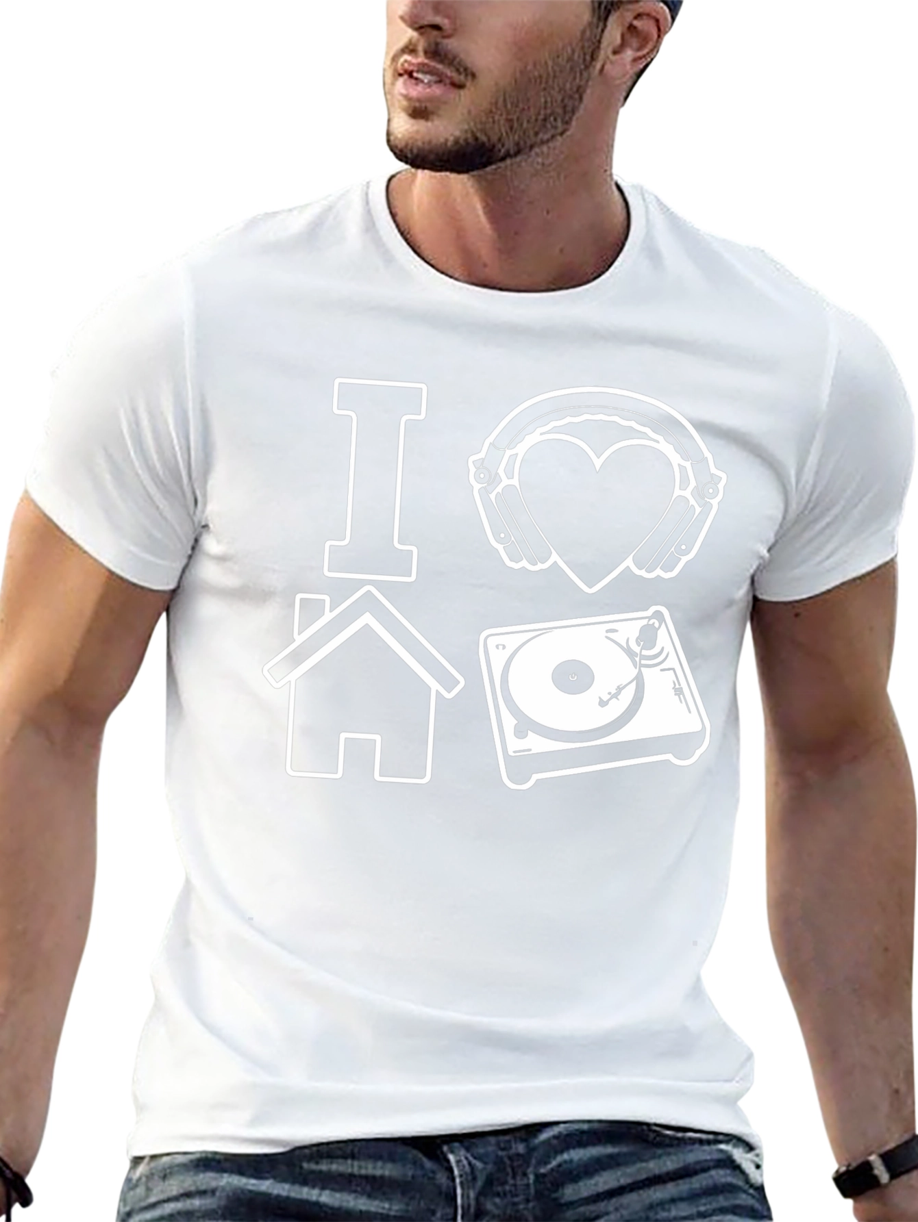 I Love House Music DJ T-Shirt