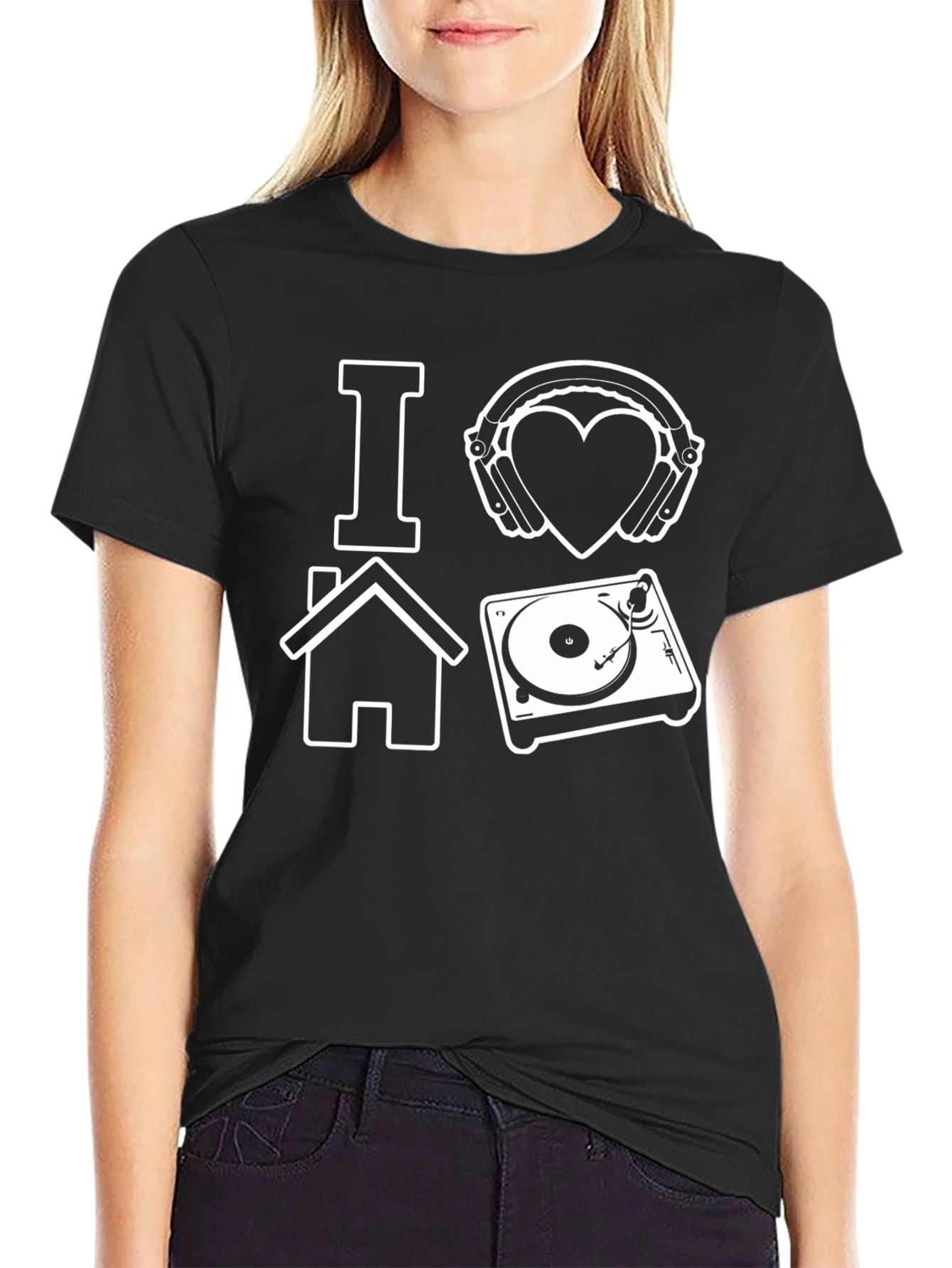 I Love House Music DJ T-Shirt