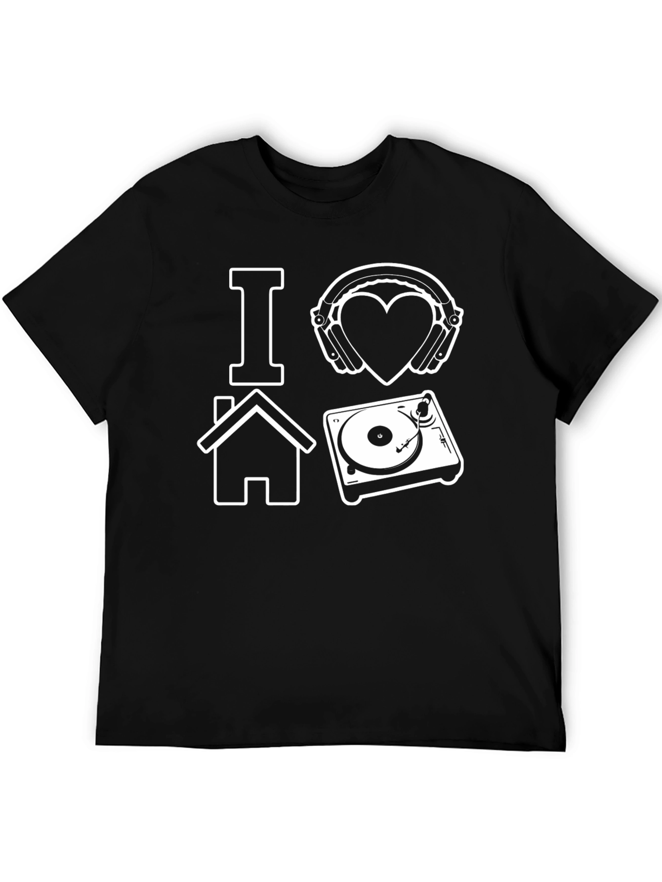 I Love House Music DJ T-Shirt