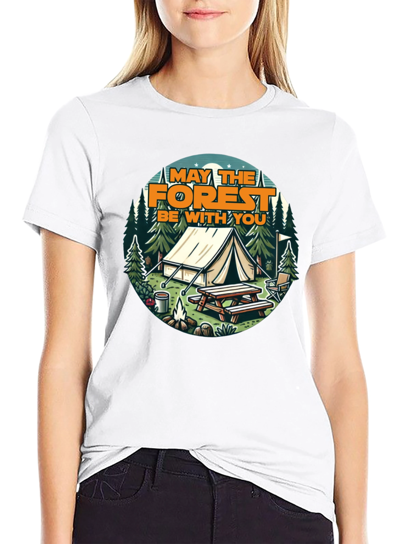 May The Forest Be With You Graphic T-Shirt