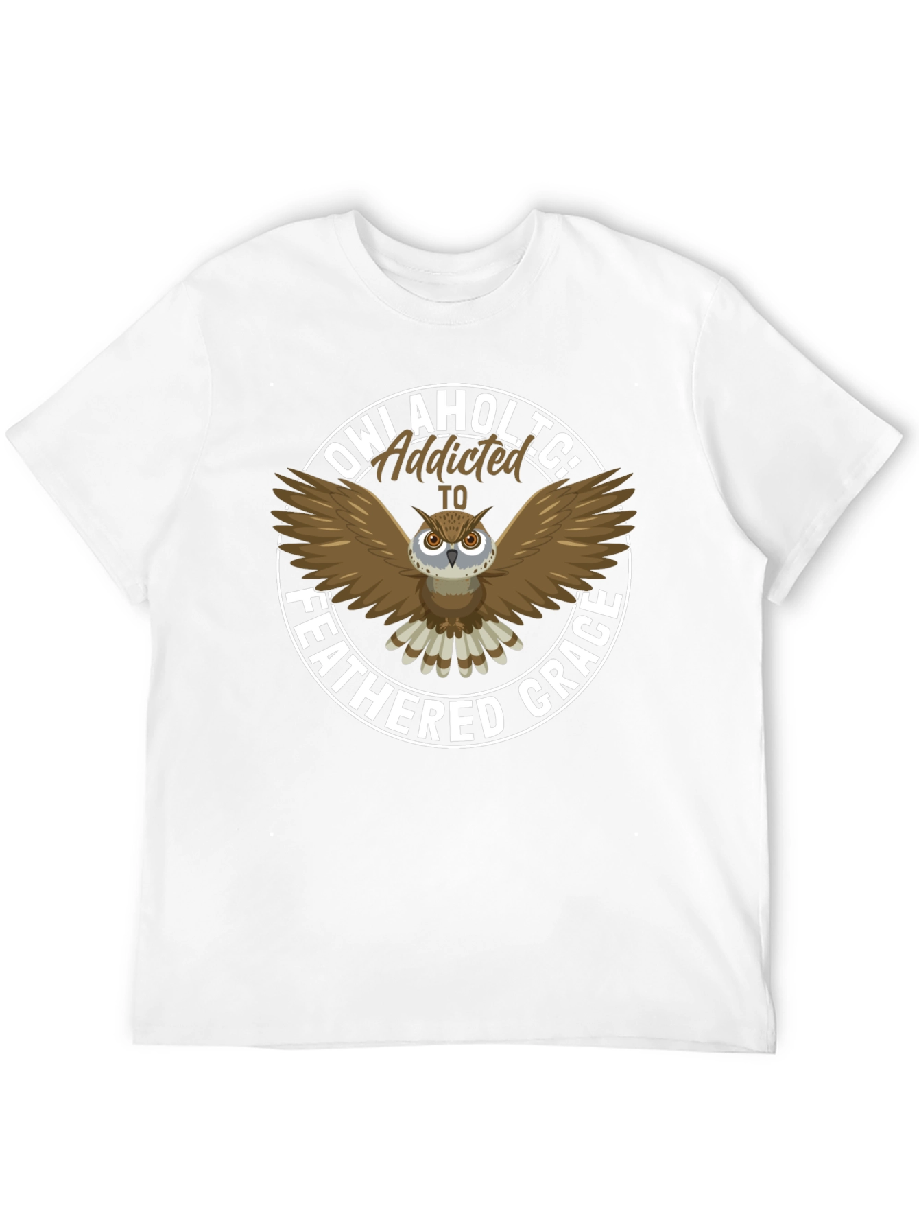 Owl Addict T-Shirt Feathered Grace