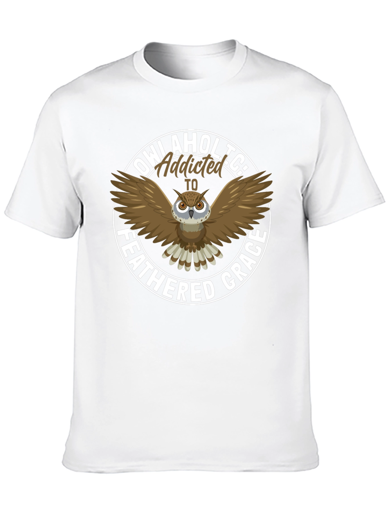 Owl Addict T-Shirt Feathered Grace