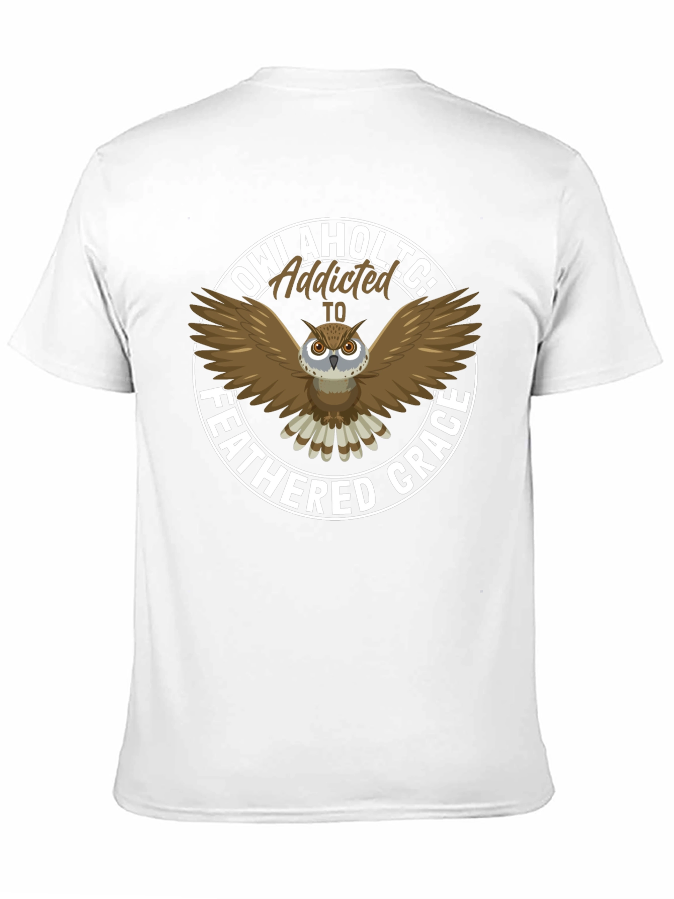 Owl Addict T-Shirt Feathered Grace