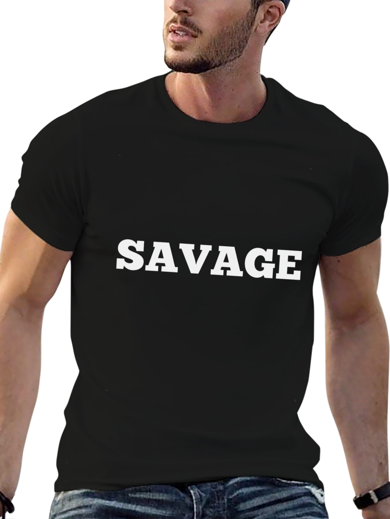 Savage Graphic Tee - Bold Statement Shirt